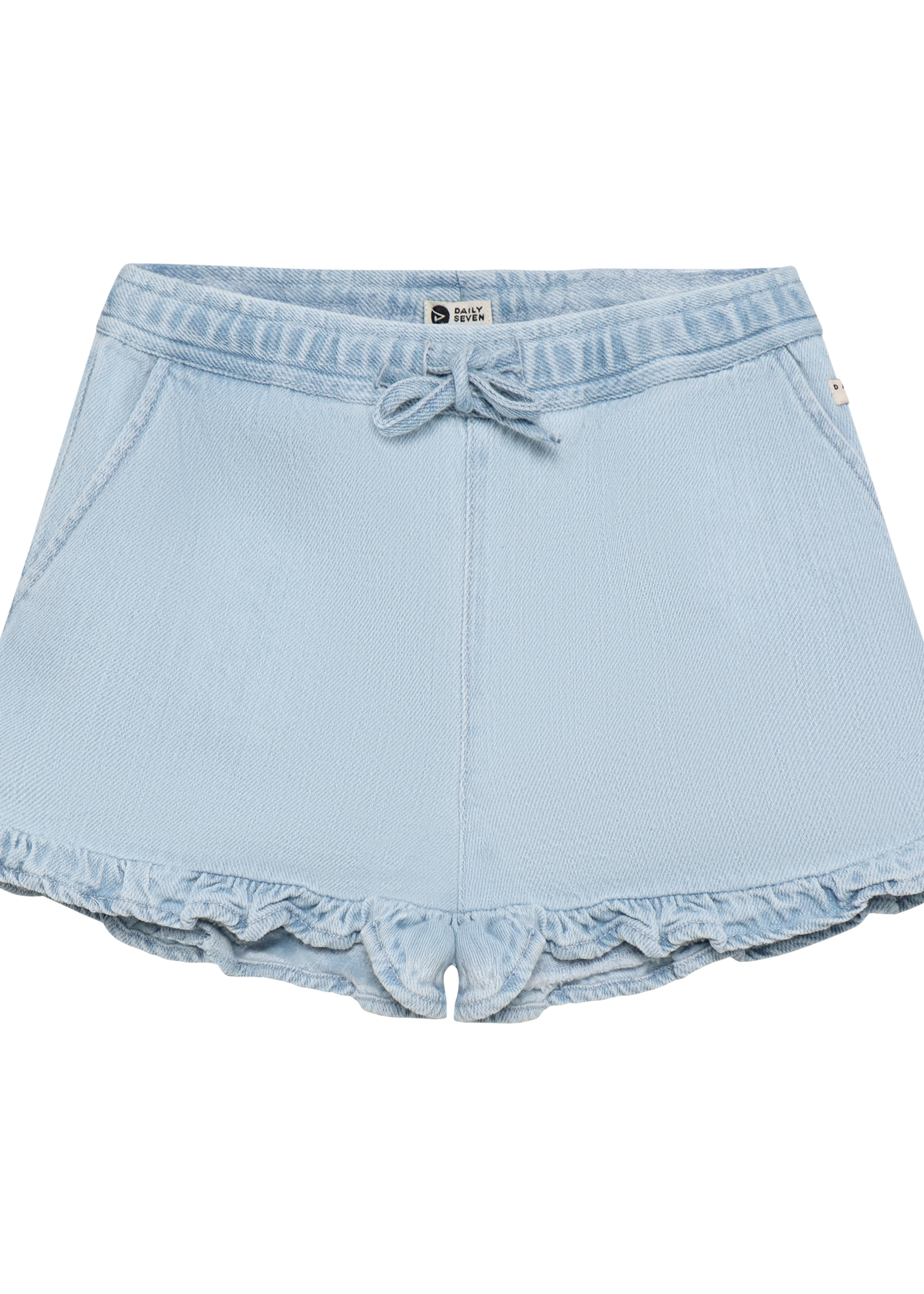 Daily 7 Light weight Denim Shorts Light Denim Blue