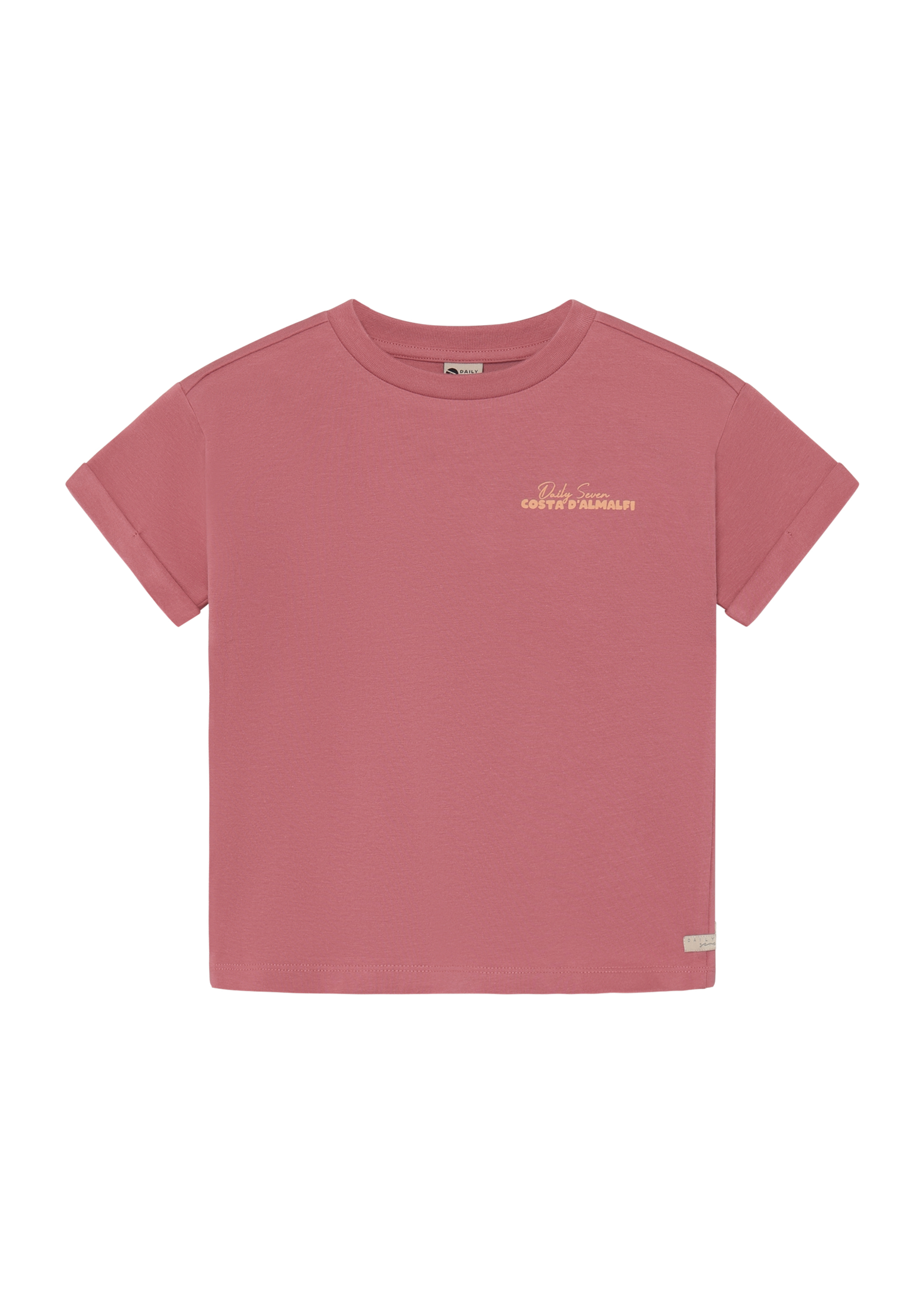 Daily 7 T-shirt Backprint Heather Rose