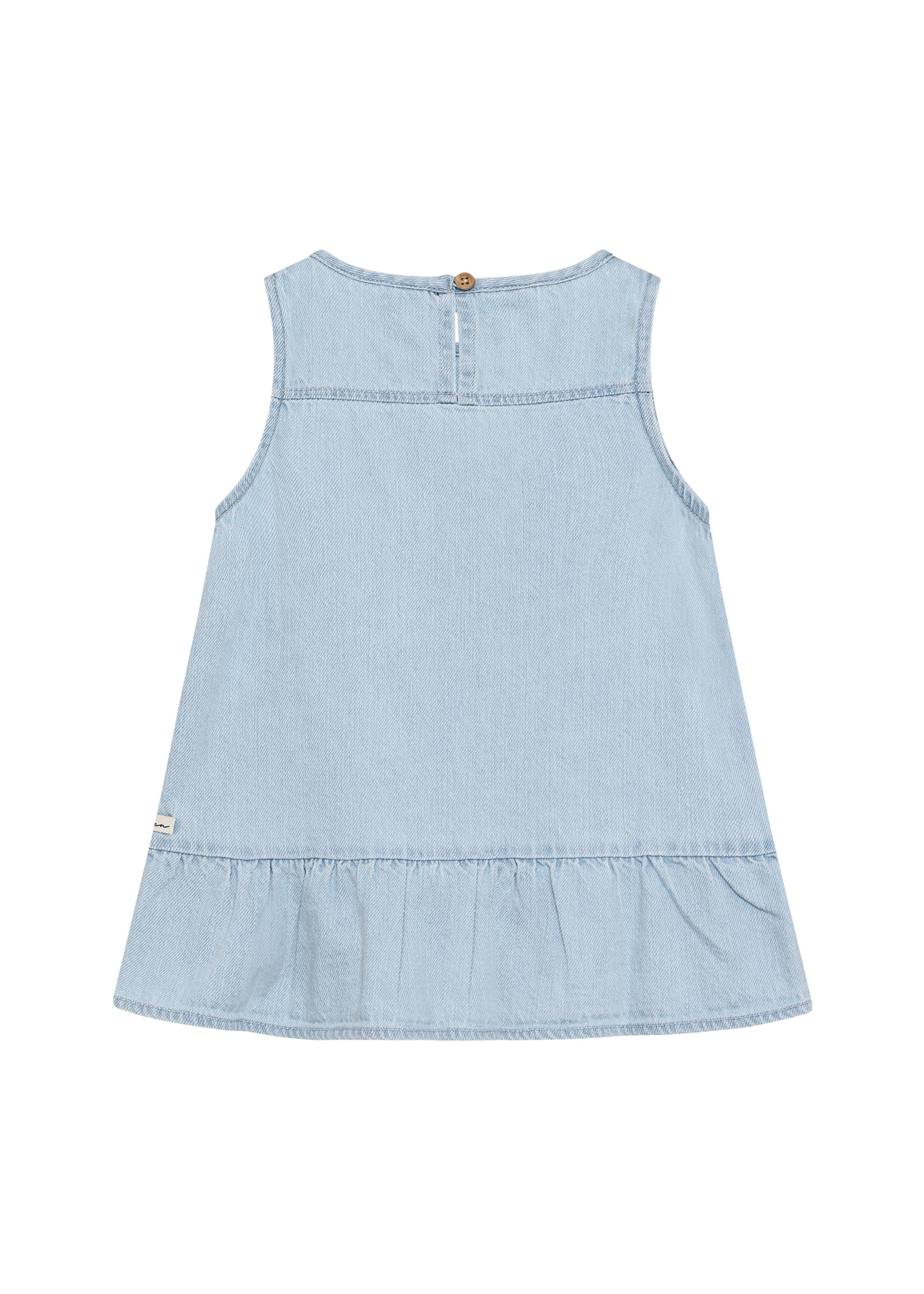 Daily 7 Light Weight Denim Singlet Light Denim Blue