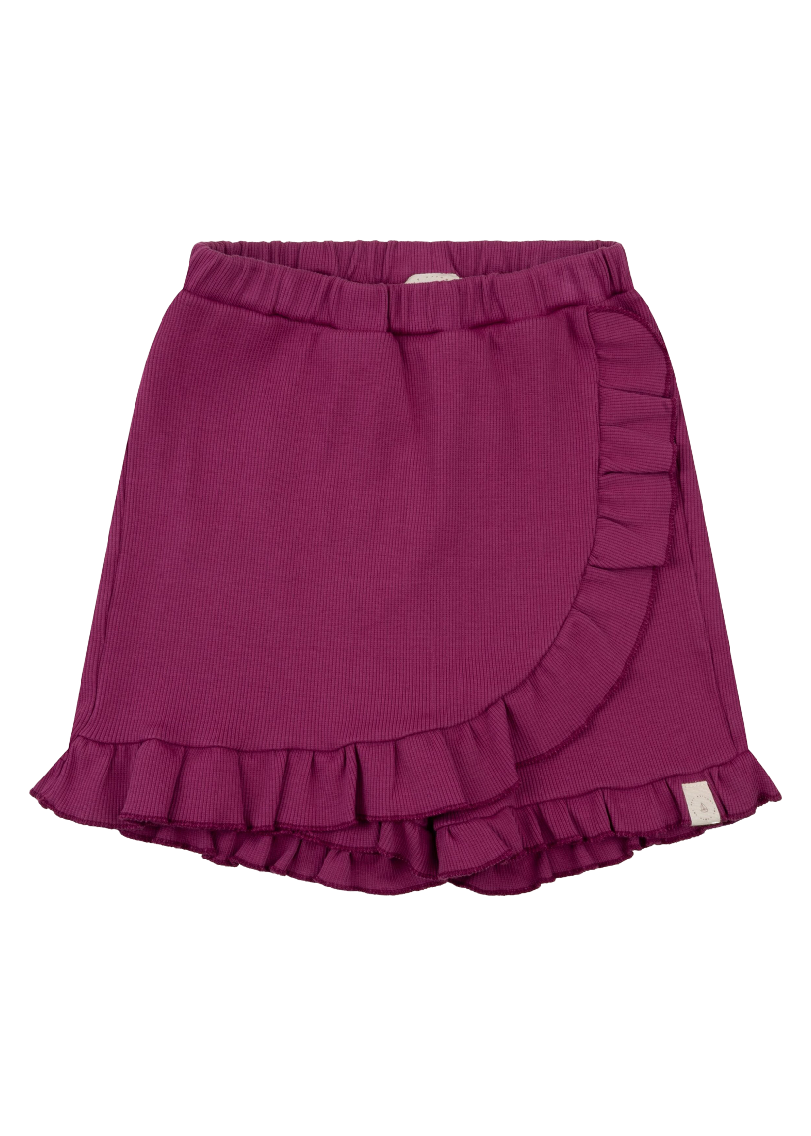 Navy Natural Holly skirt berry rib