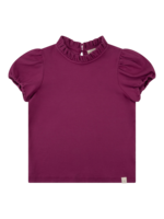 Navy Natural Holly top berry rib