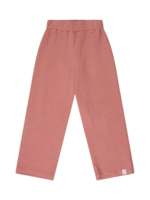 Navy Natural Wide leg mousseline dusty rose