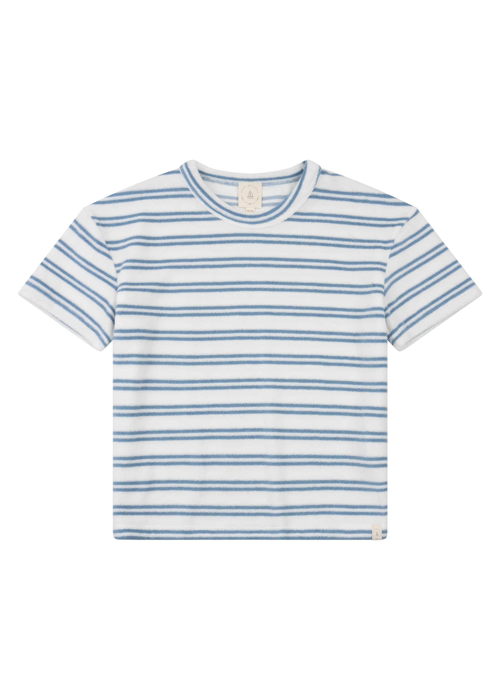 Navy Natural Sem t-shirt bath terry blue stripe