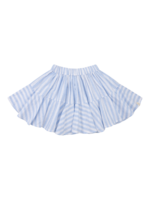 Navy Natural Faith skirt blue stripe