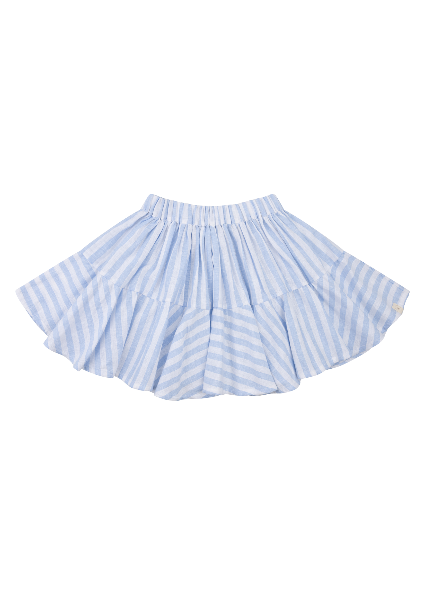 Navy Natural Faith skirt blue stripe