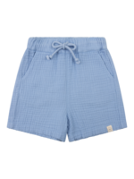 Navy Natural Niels short blue mousseline
