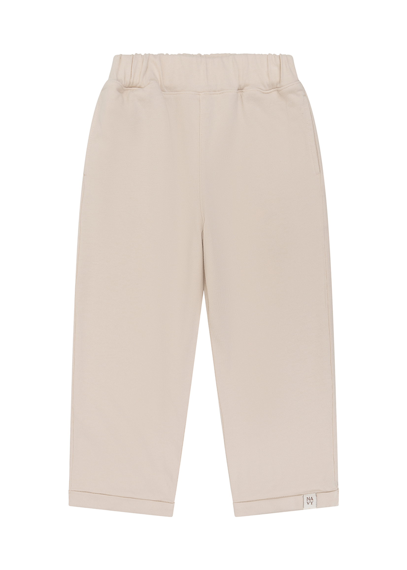 Navy Natural Mex pants almond mousseline