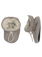 Melton Structure textile slippers | Beige Melange