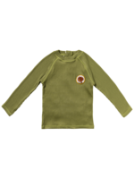 Salted Stories Solid Rib | Swim Longsleeve Iguana