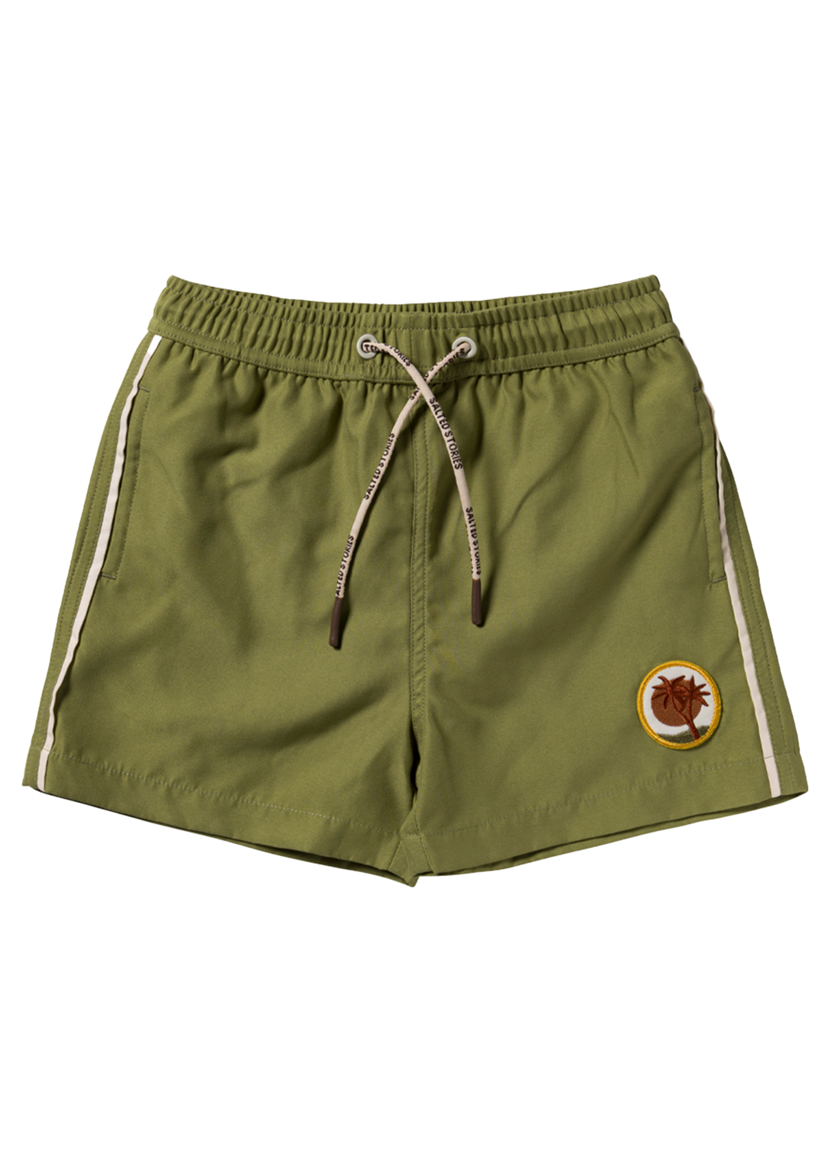 Salted Stories Solid | Swim Shorts Iguana