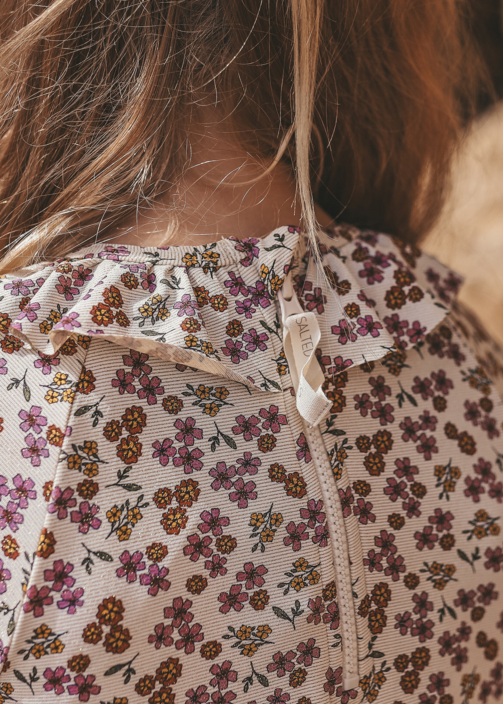 Salted Stories Sparkly Flower | Bodysuit Bombay Brown