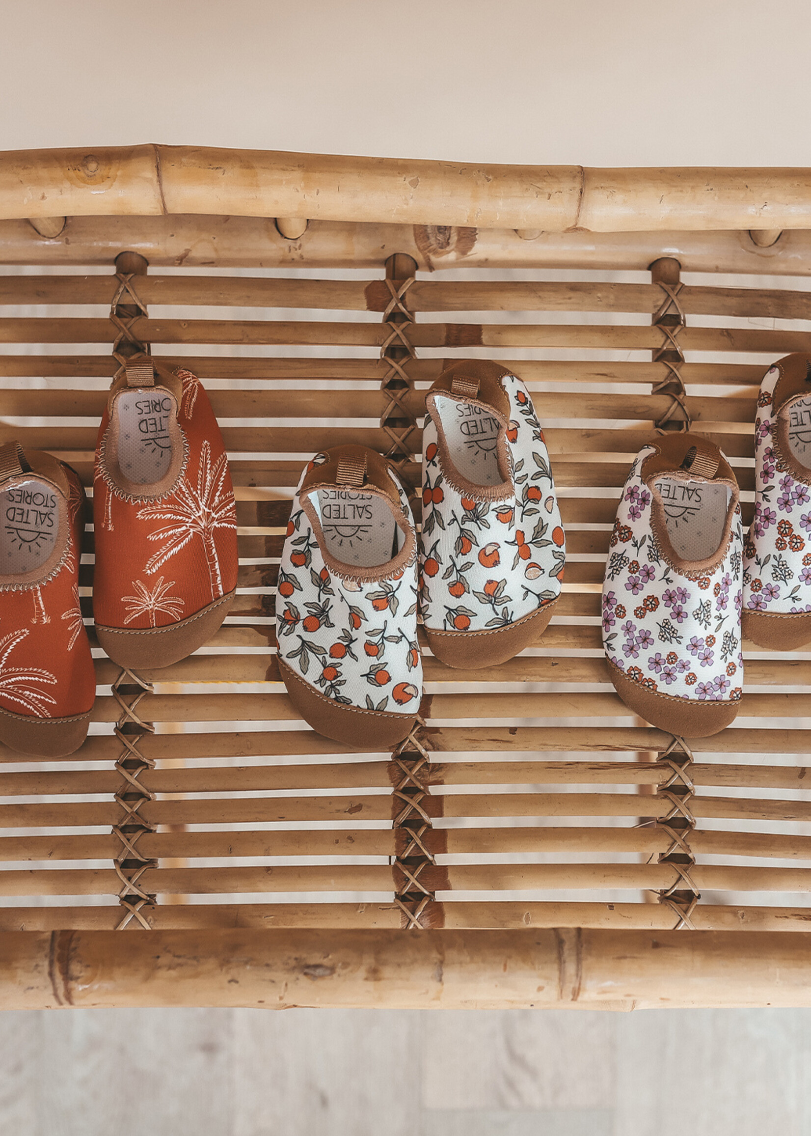 Salted Stories Sparkly Flower | Water Shoes White Swan