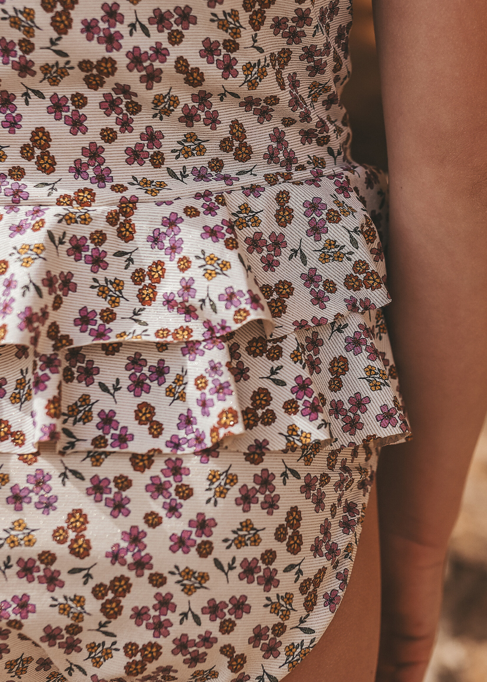 Salted Stories Sparkly Flower | Swimsuit White Swan