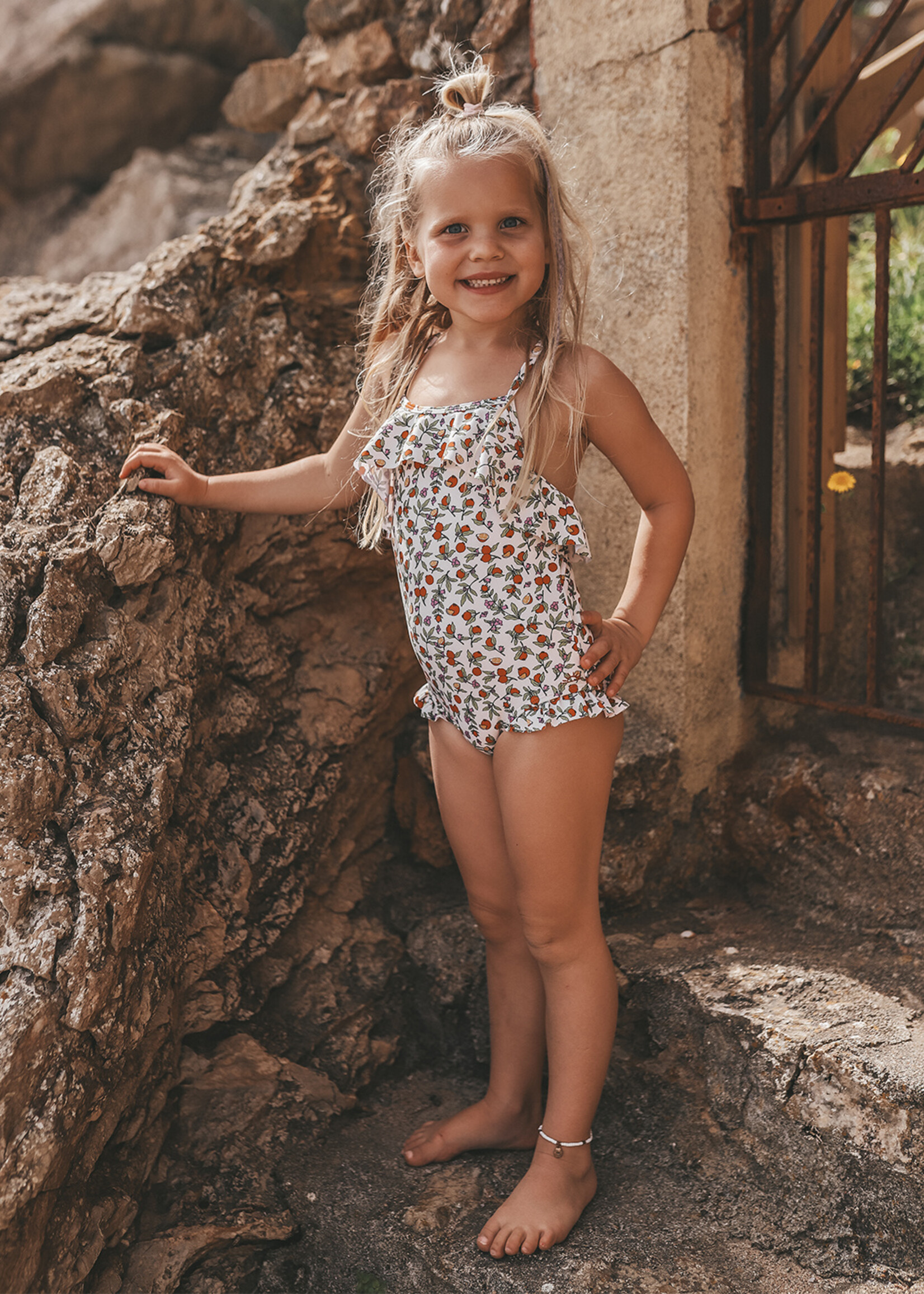 Salted Stories Pomme Flower | Swimsuit White Swan