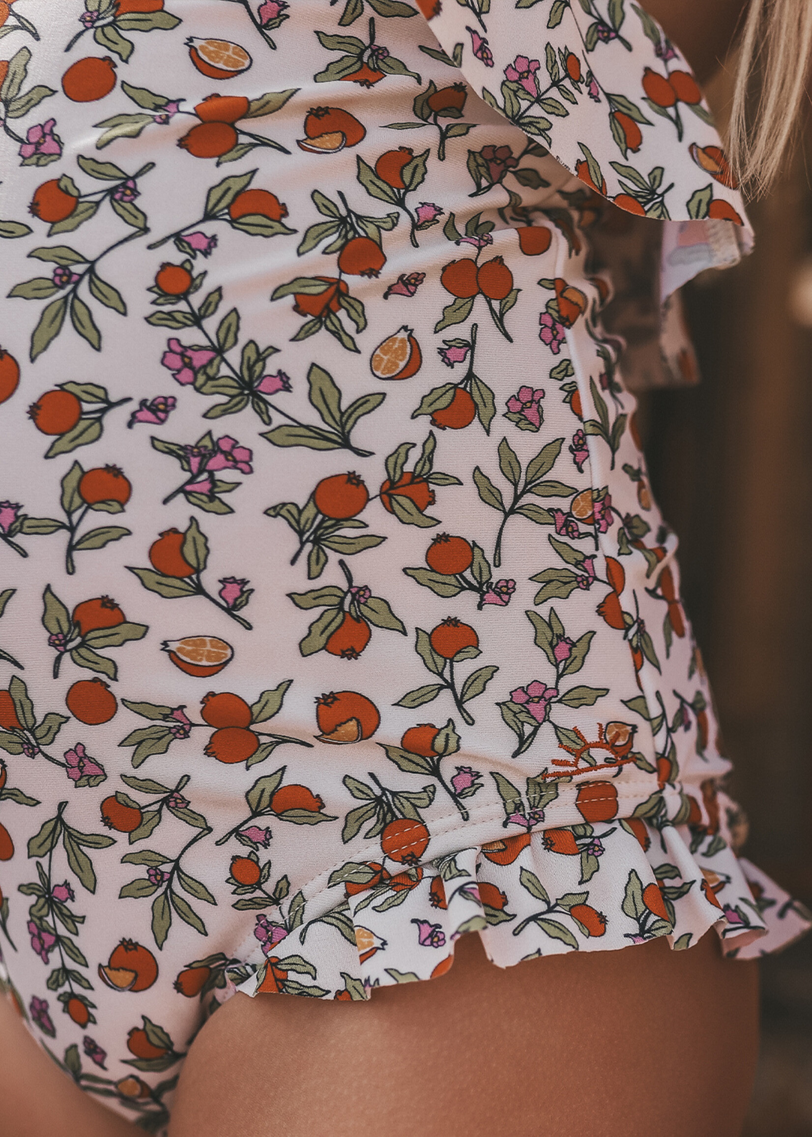 Salted Stories Pomme Flower | Swimsuit White Swan