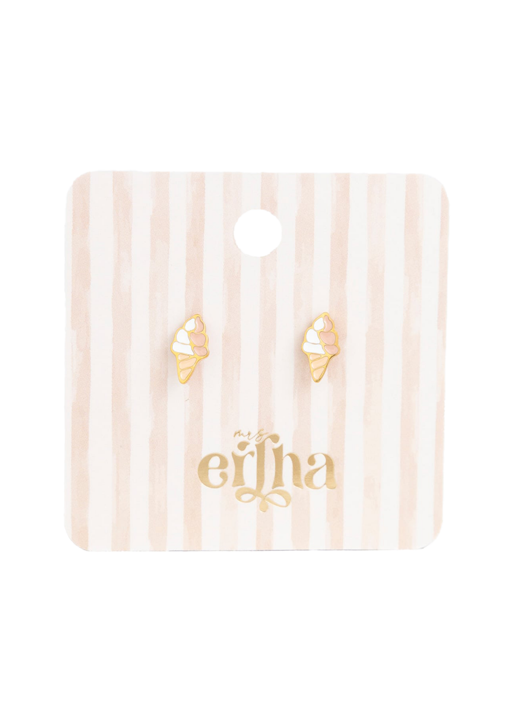 Mrs Ertha Studs Earrings Sweet Icecream