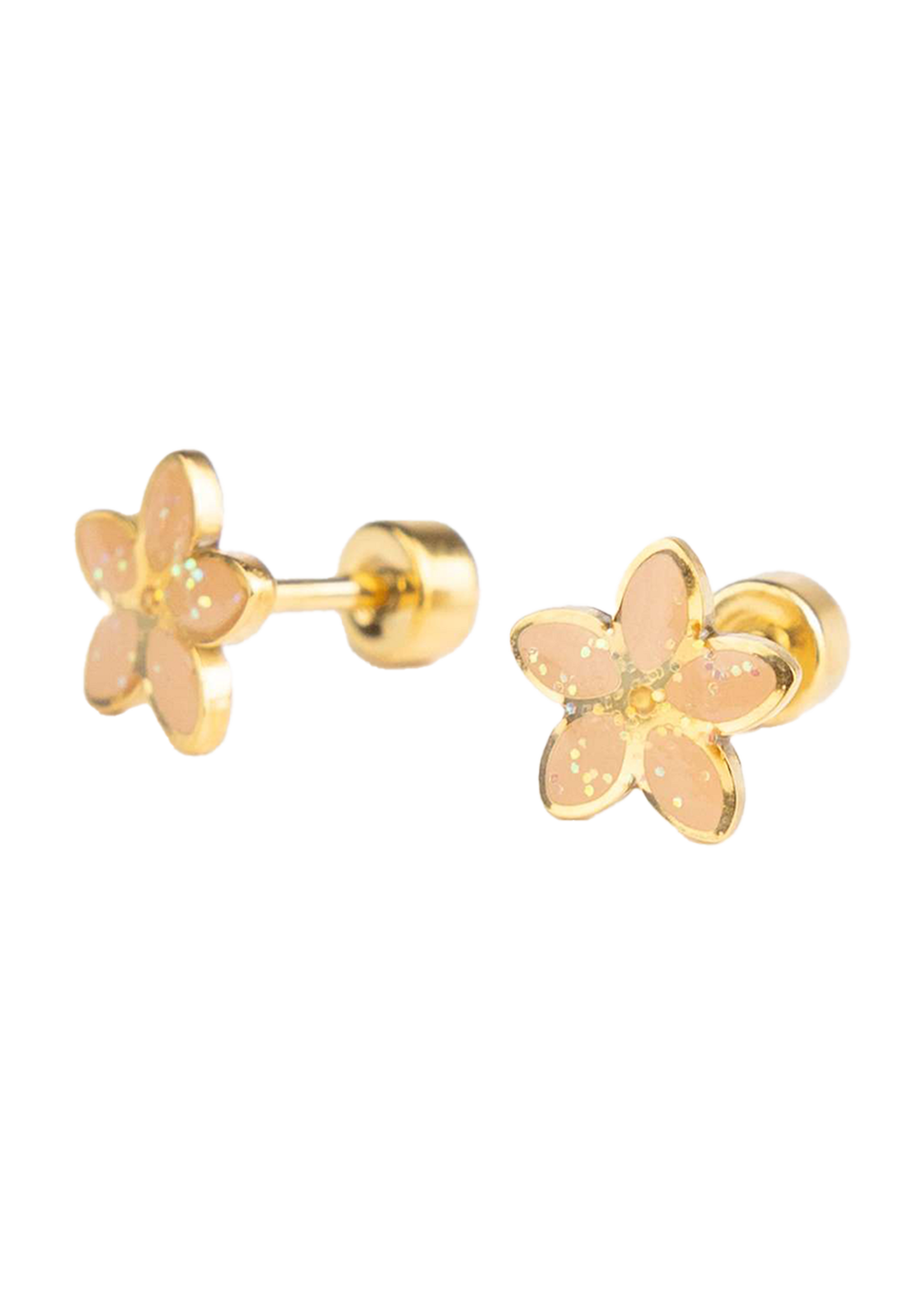 Mrs Ertha Studs Earrings Golden Flora