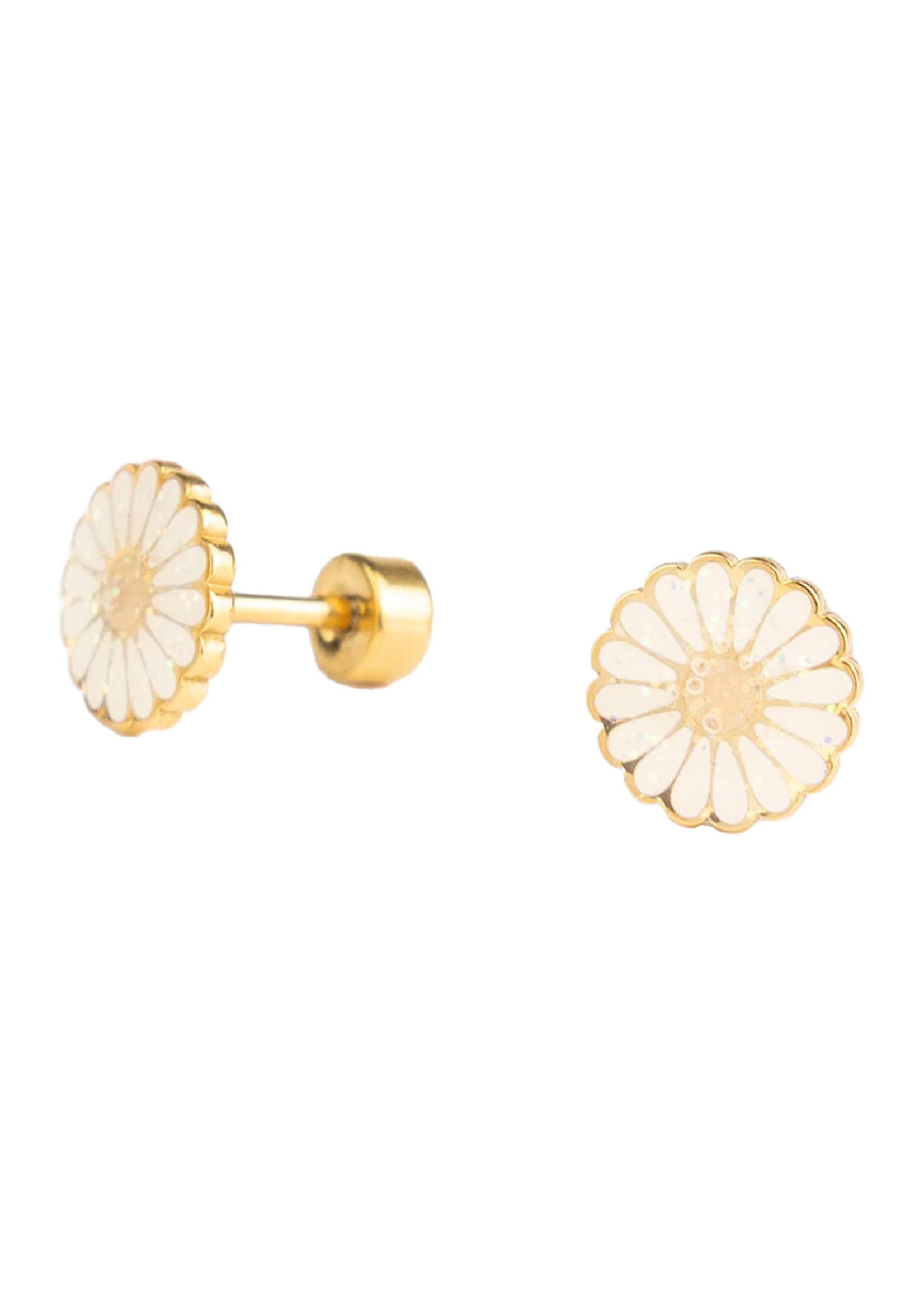 Mrs Ertha Studs Earrings Golden Daisy