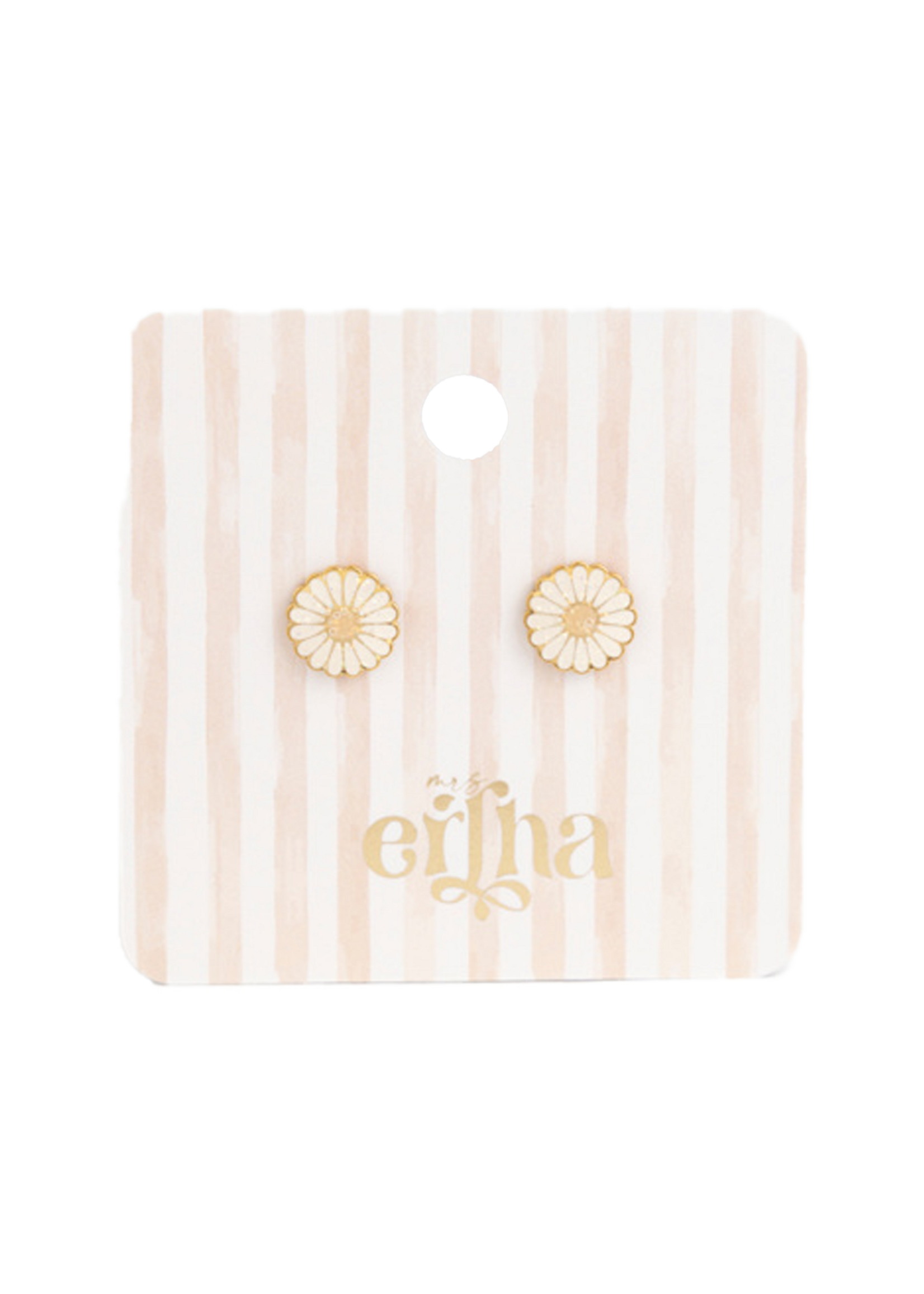 Mrs Ertha Studs Earrings Golden Daisy
