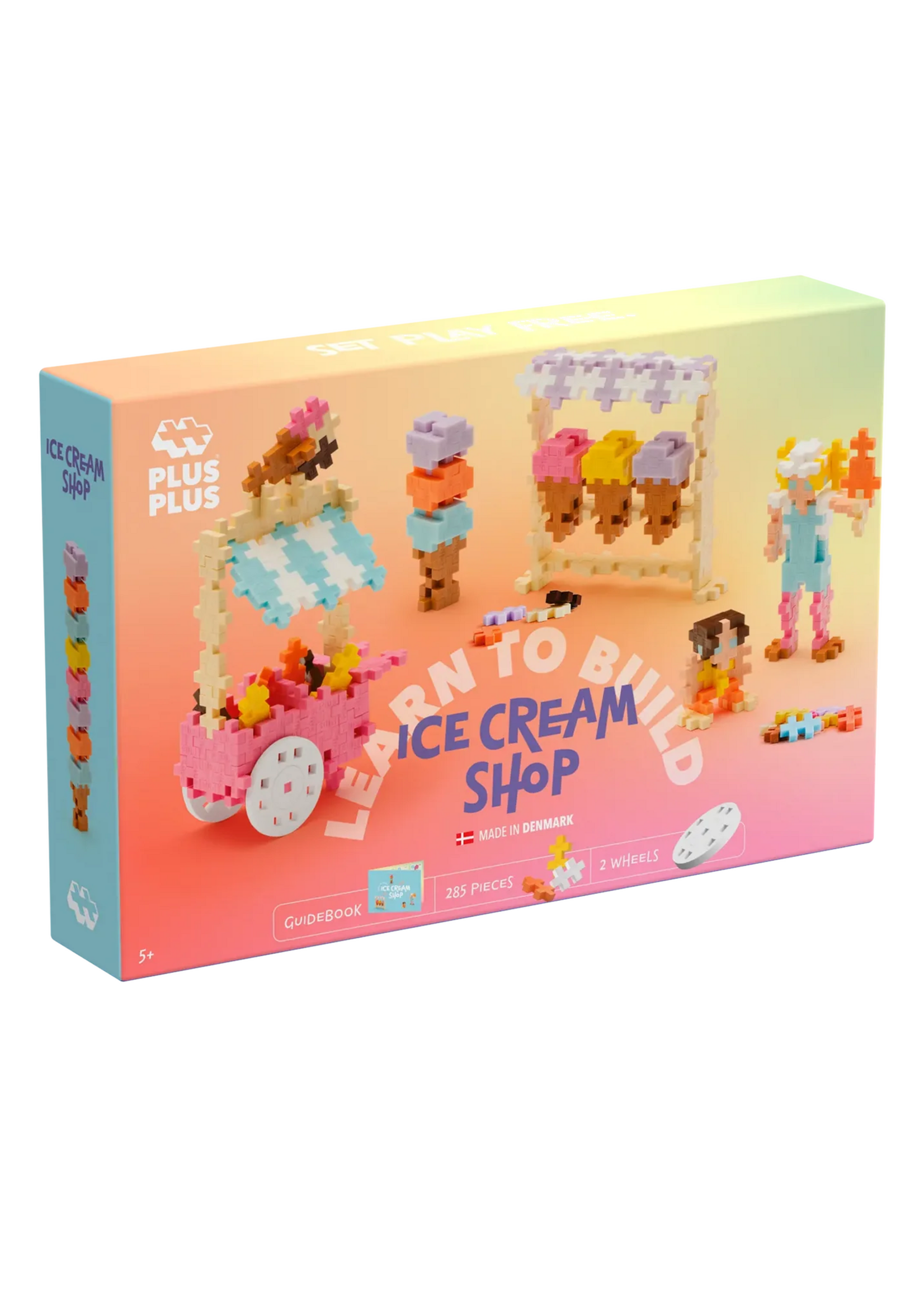 Plus-Plus Learn to Build M | Ice cream shop