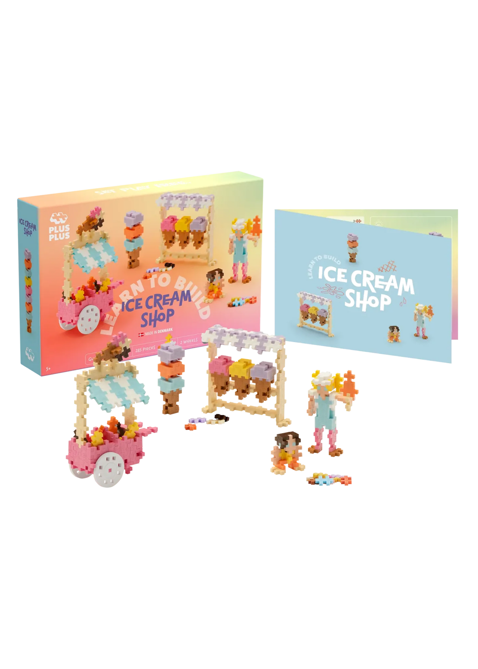 Plus-Plus Learn to Build M | Ice cream shop