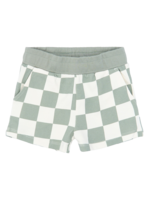 The New Siblings Sebastian Shorts Aqua Gray AOP