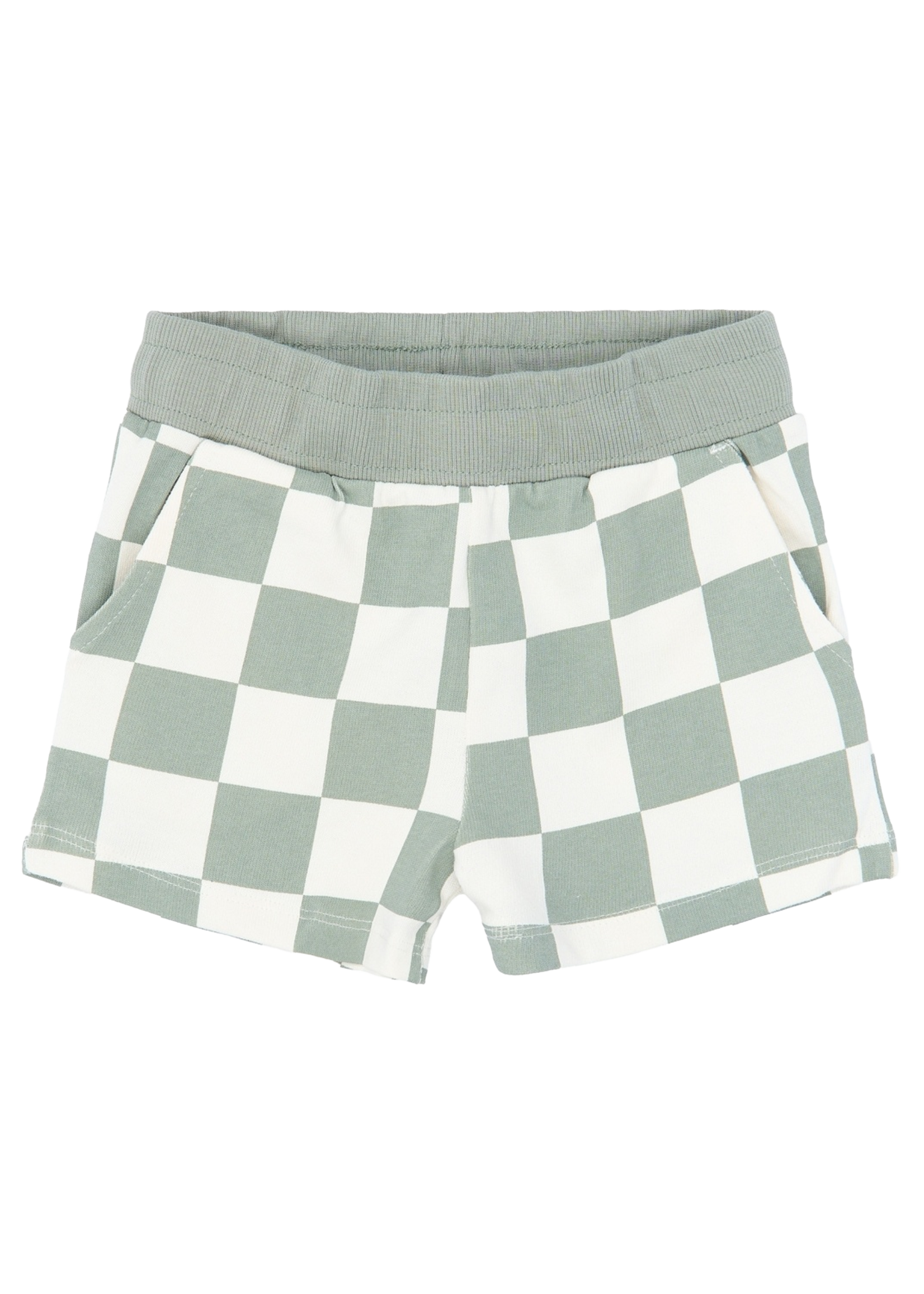 The New Siblings Sebastian Shorts Aqua Gray AOP