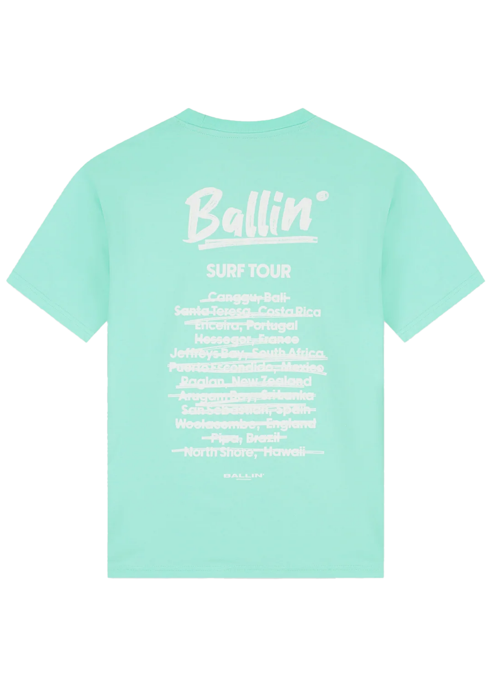 Ballin Junior Surf Tour T-shirt Mint