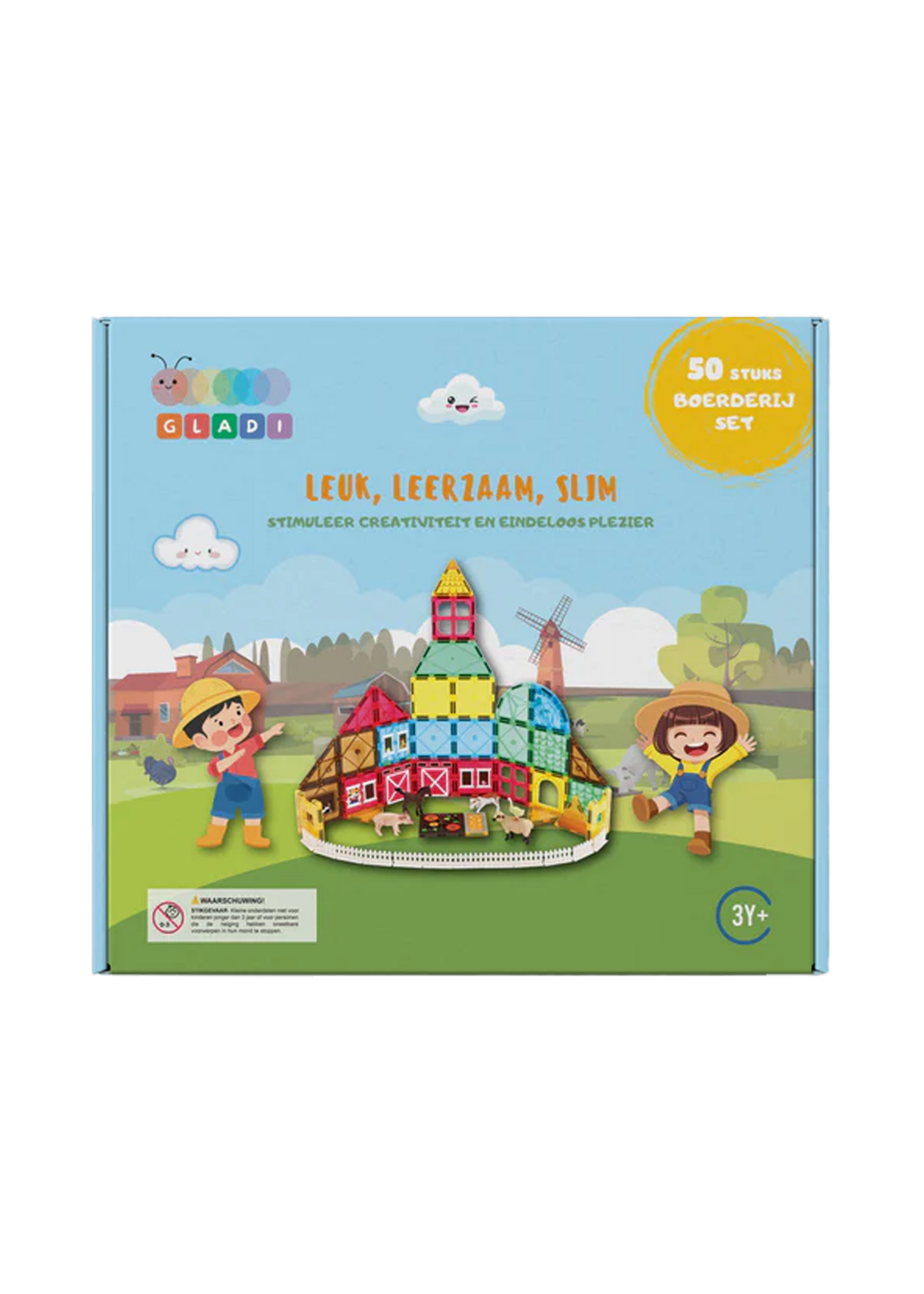 Gladi Boerderij set | 50 stuks