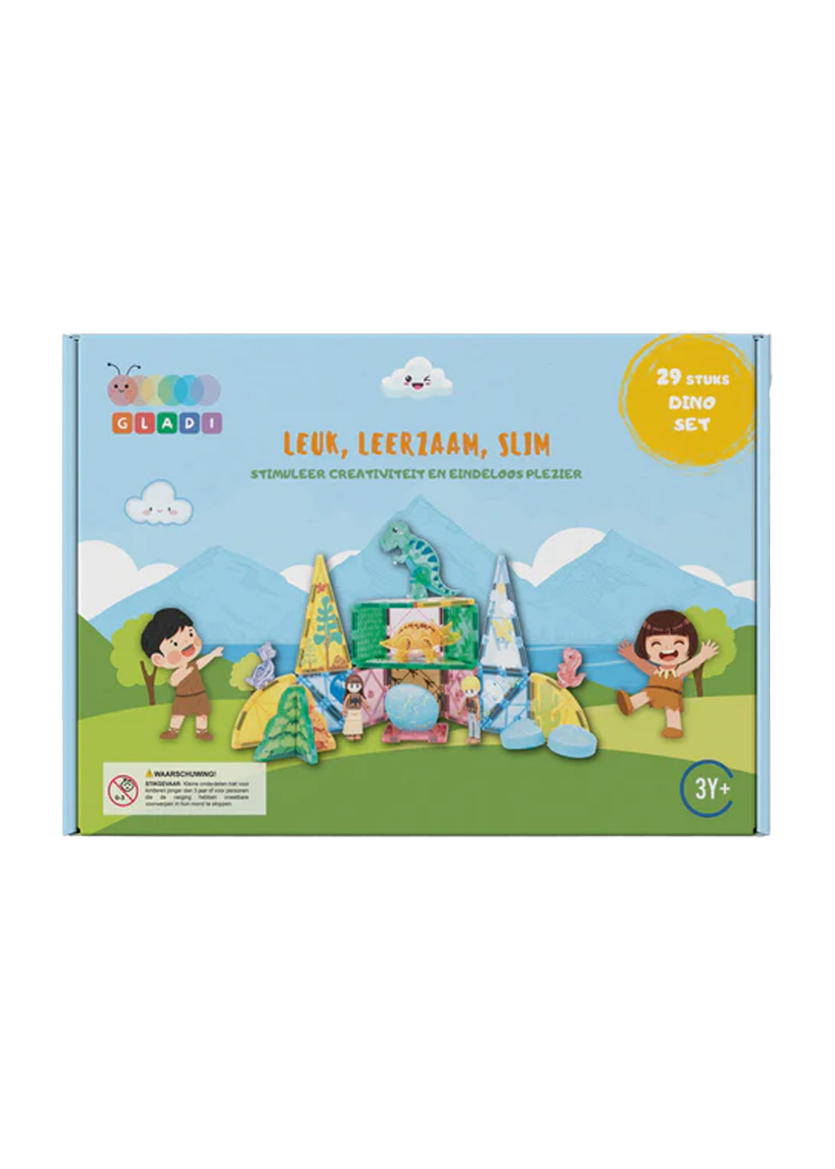 Gladi Dino set | 28 stuks
