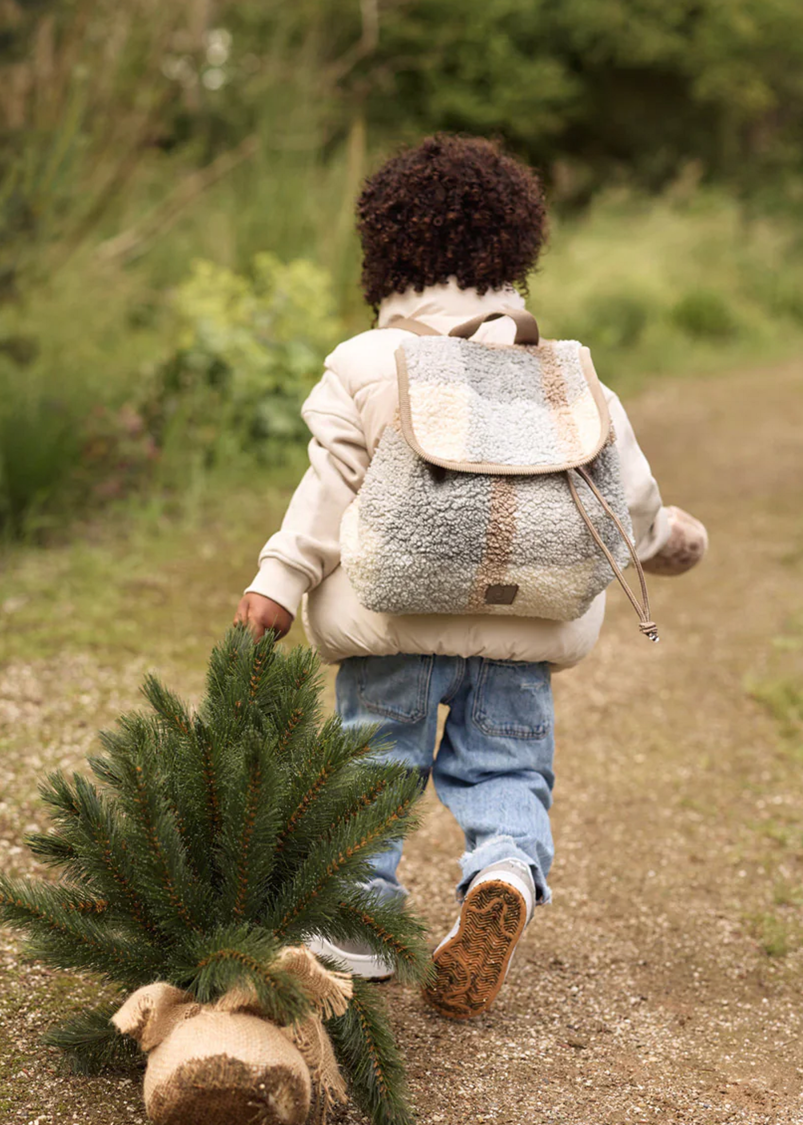 Jollein Rugtasje | Check boucle