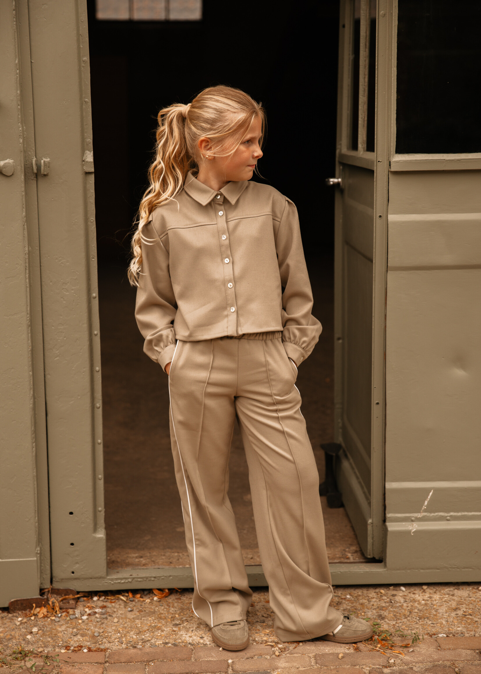 The littlecuties Blouse Quinn | Olive