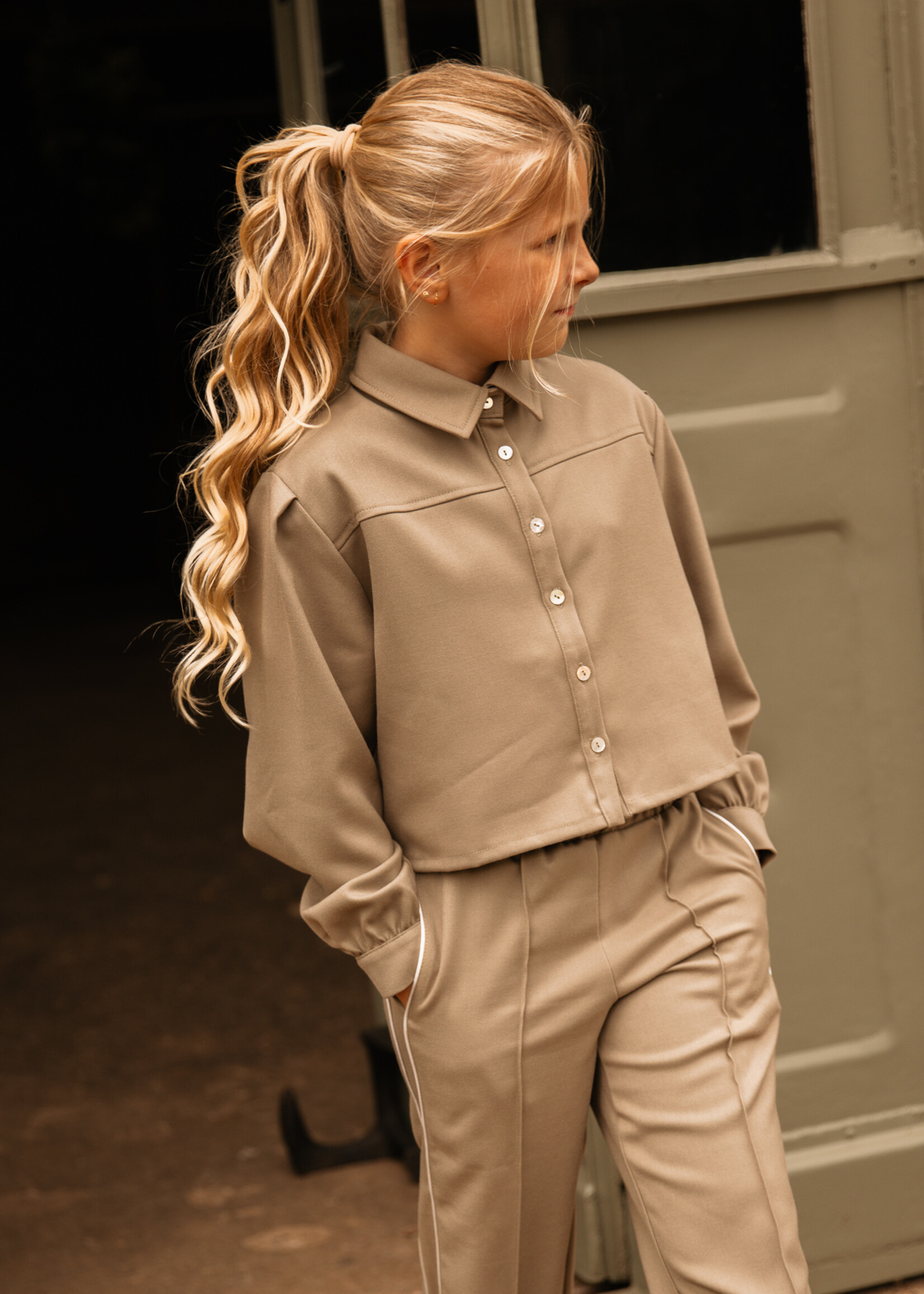 The littlecuties Blouse Quinn | Olive