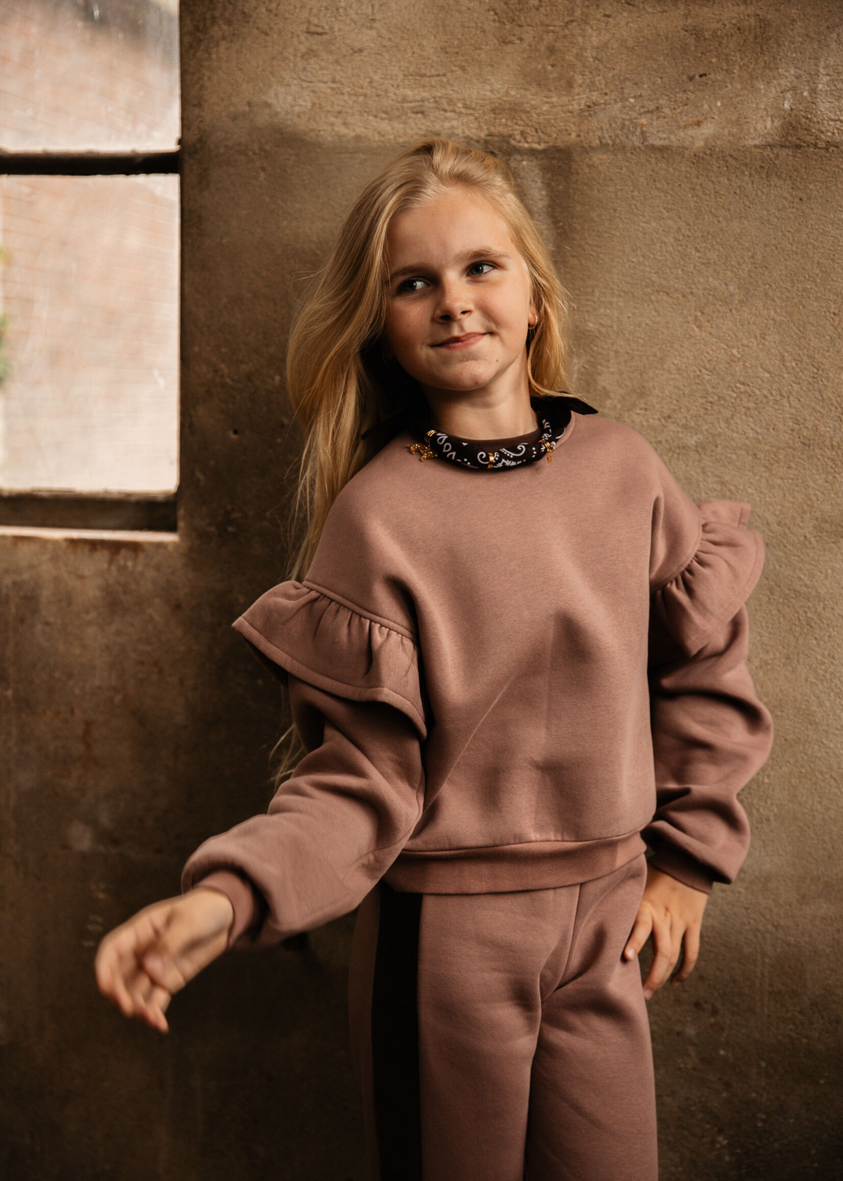 The littlecuties Sweater Loe | Old Mauve