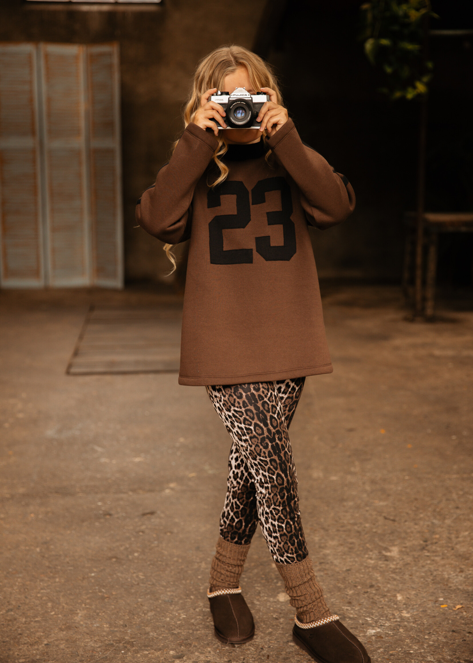 The littlecuties Legging | Caramel Brown