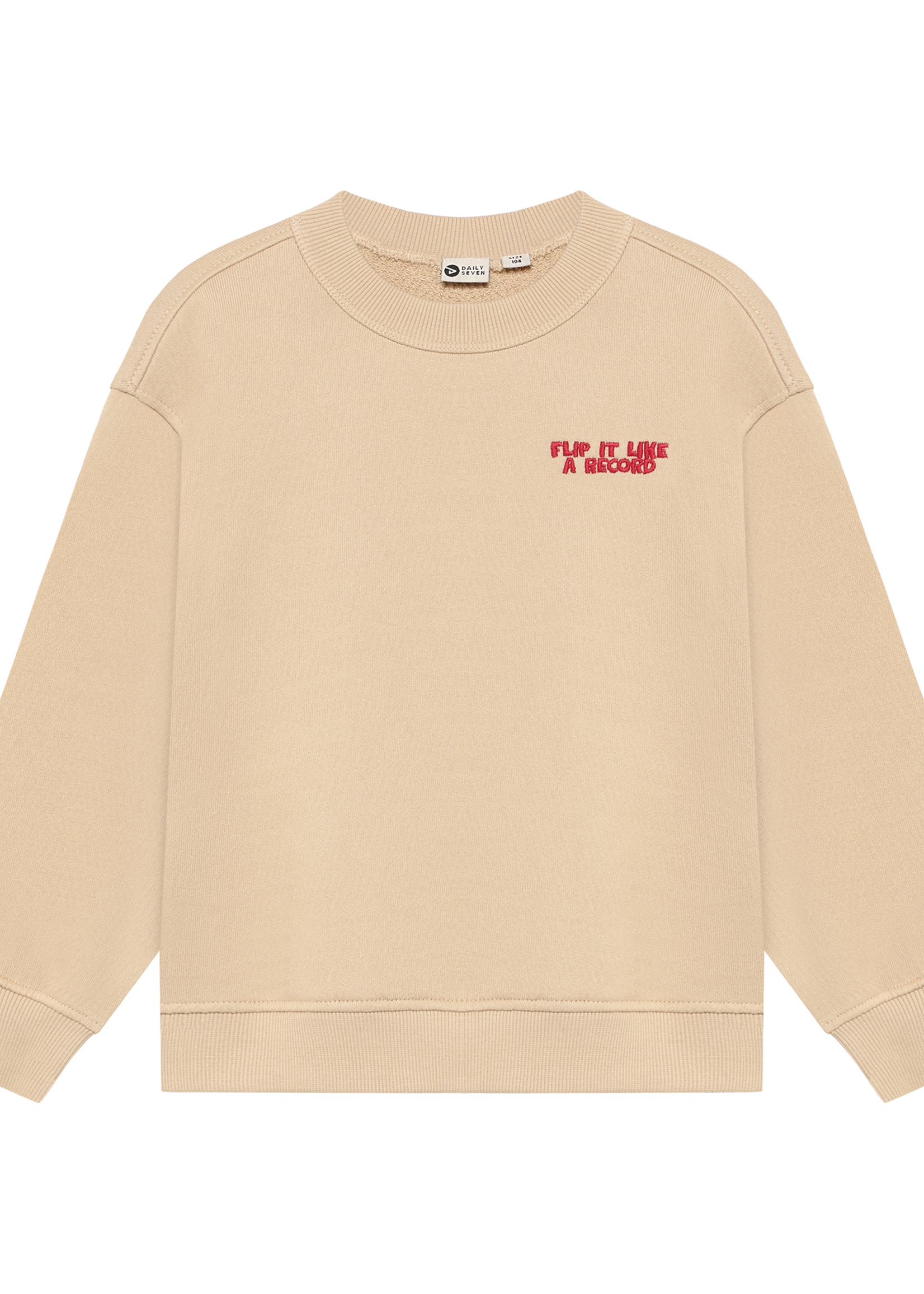Daily 7 Oversized Sweater Backprint Ginger Root