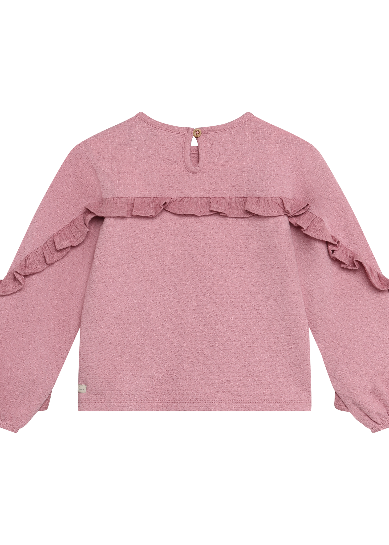 Daily 7 T-Shirt Longsleeve Ruffle Lilas