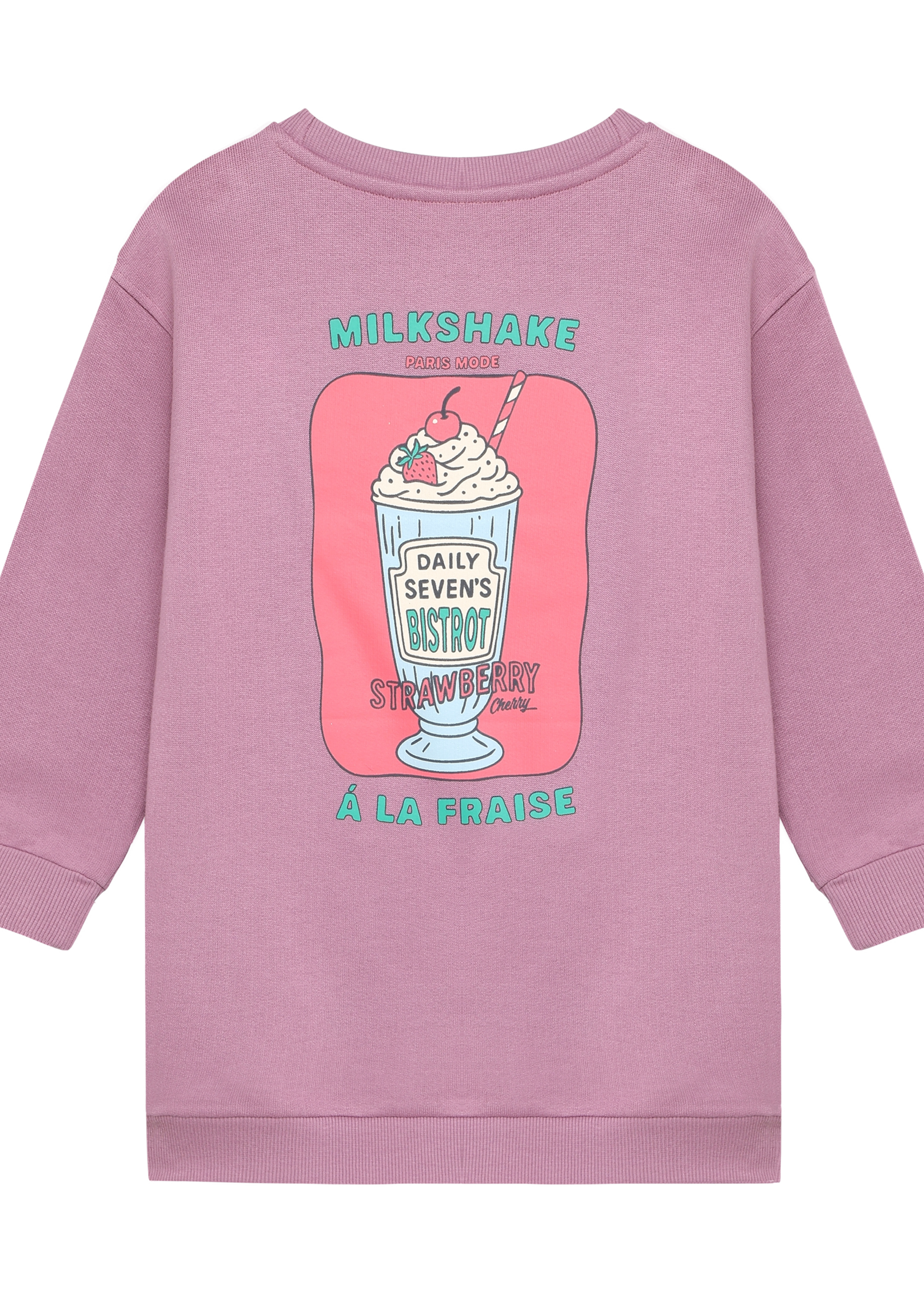 Daily 7 Sweat Dress Longsleeve Print Valerian