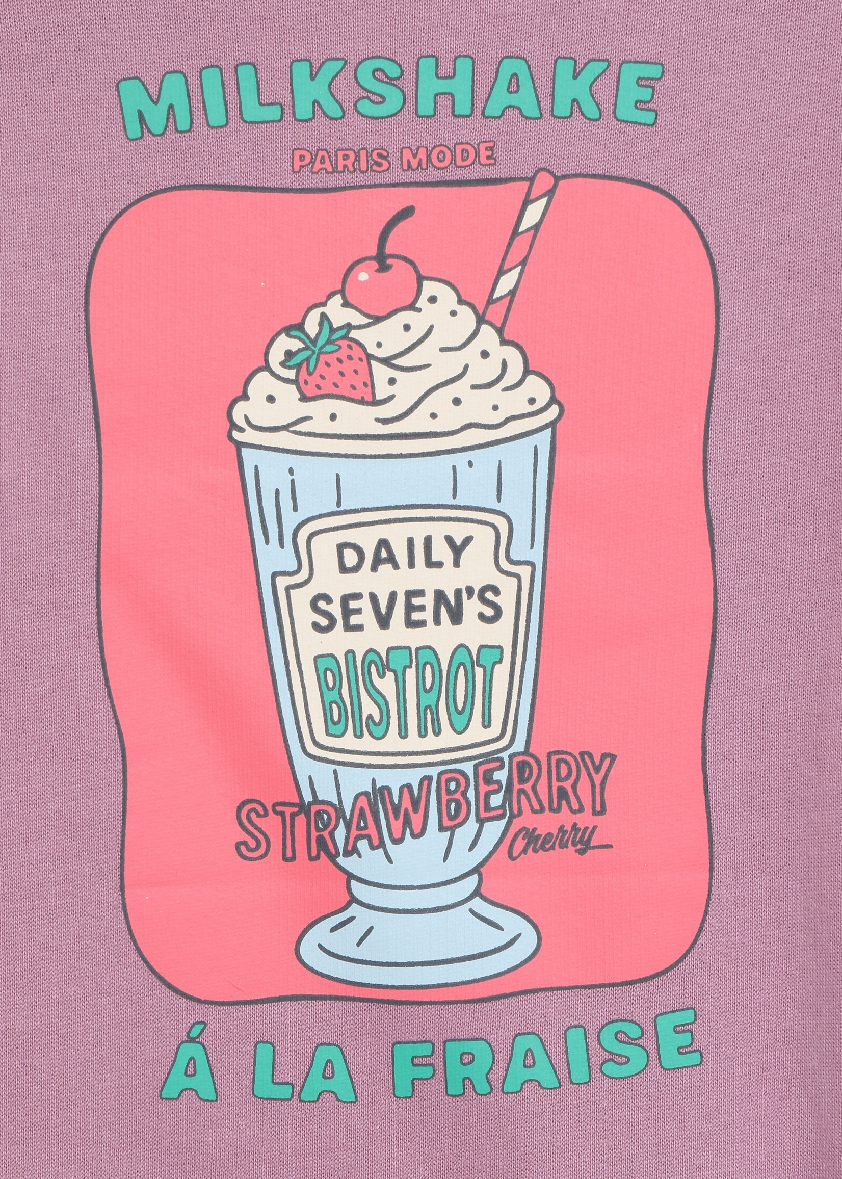 Daily 7 Sweat Dress Longsleeve Print Valerian
