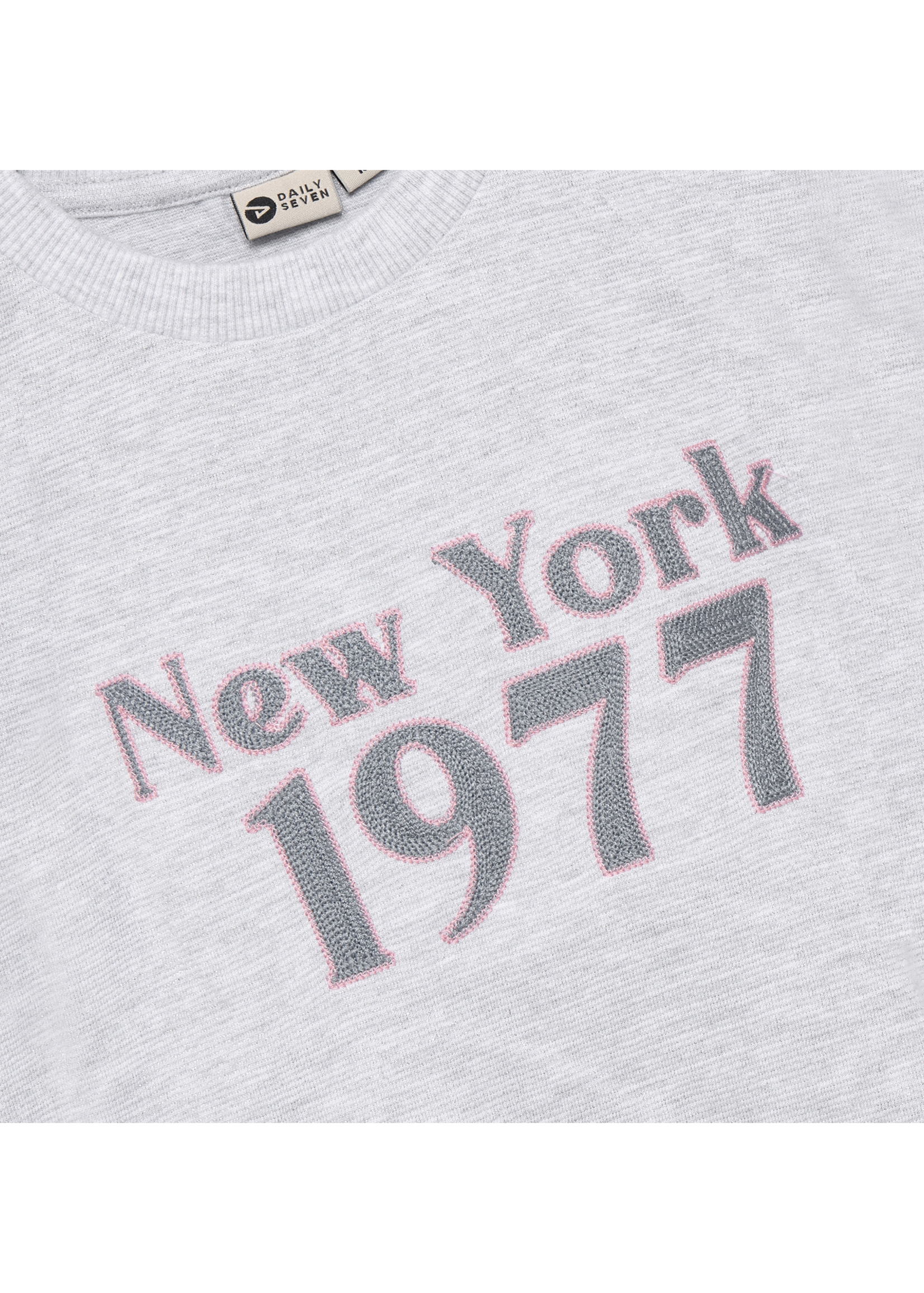 Daily 7 T-shirt Artwork Light Grey Melange
