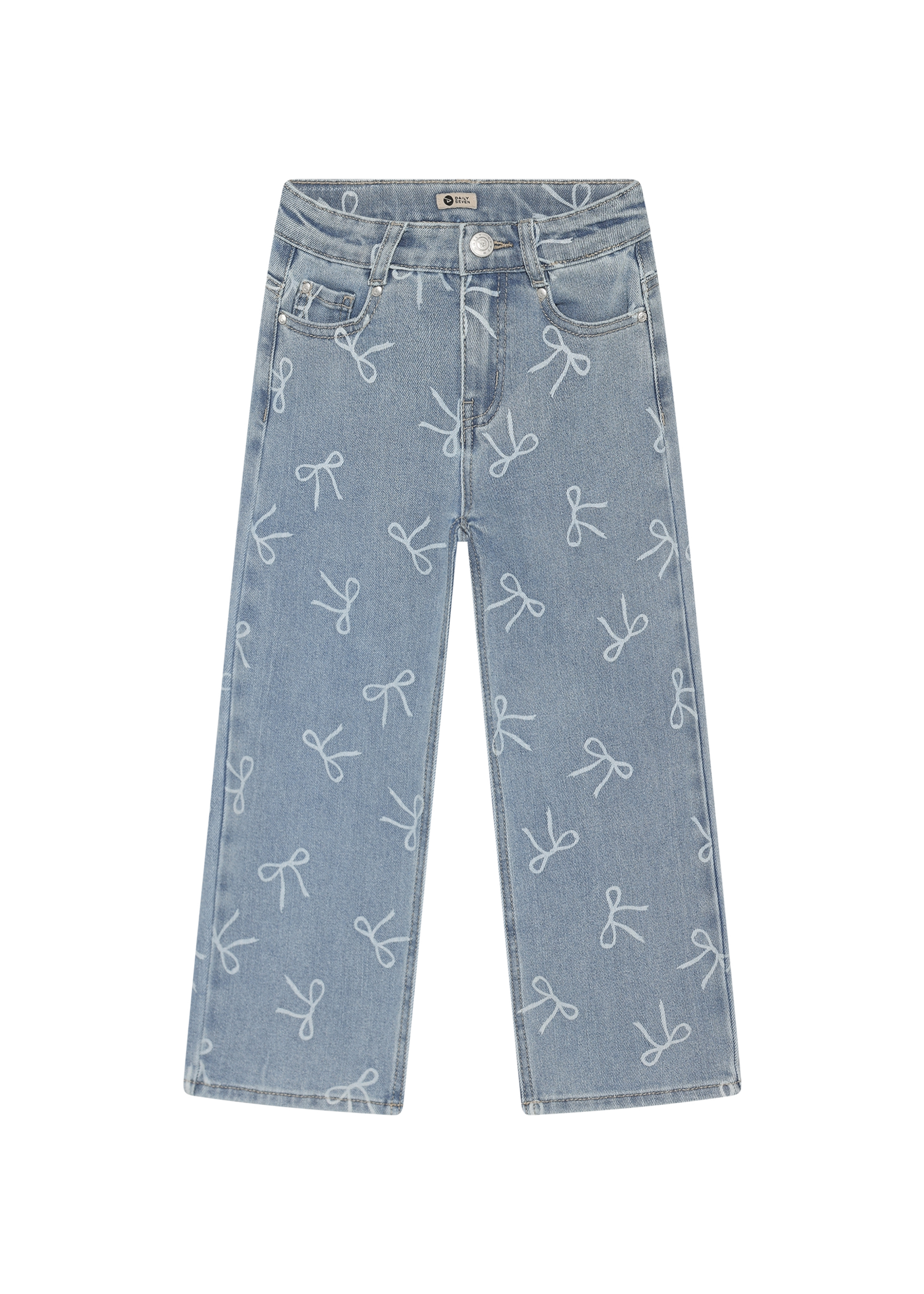 Daily 7 Denim Wide Fit Bow Denim