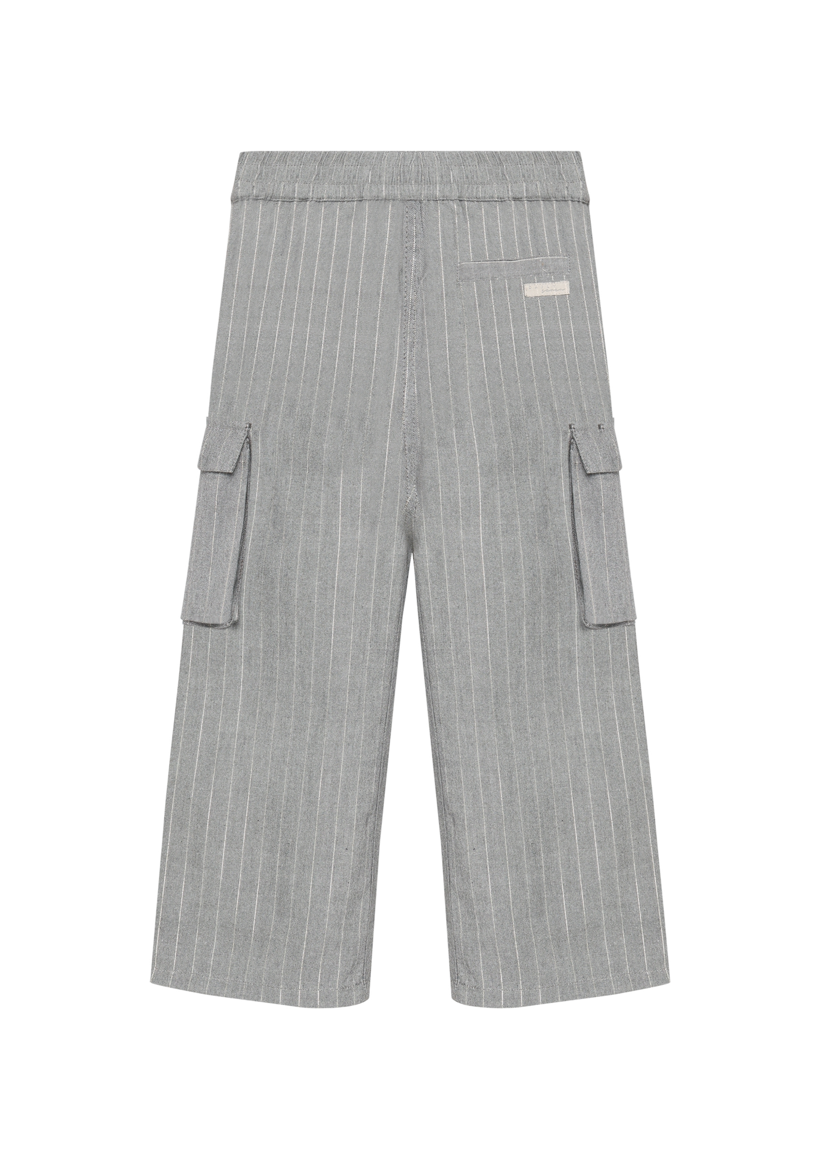 Daily 7 Wide Fit Pinstripe Mid Grey Melange