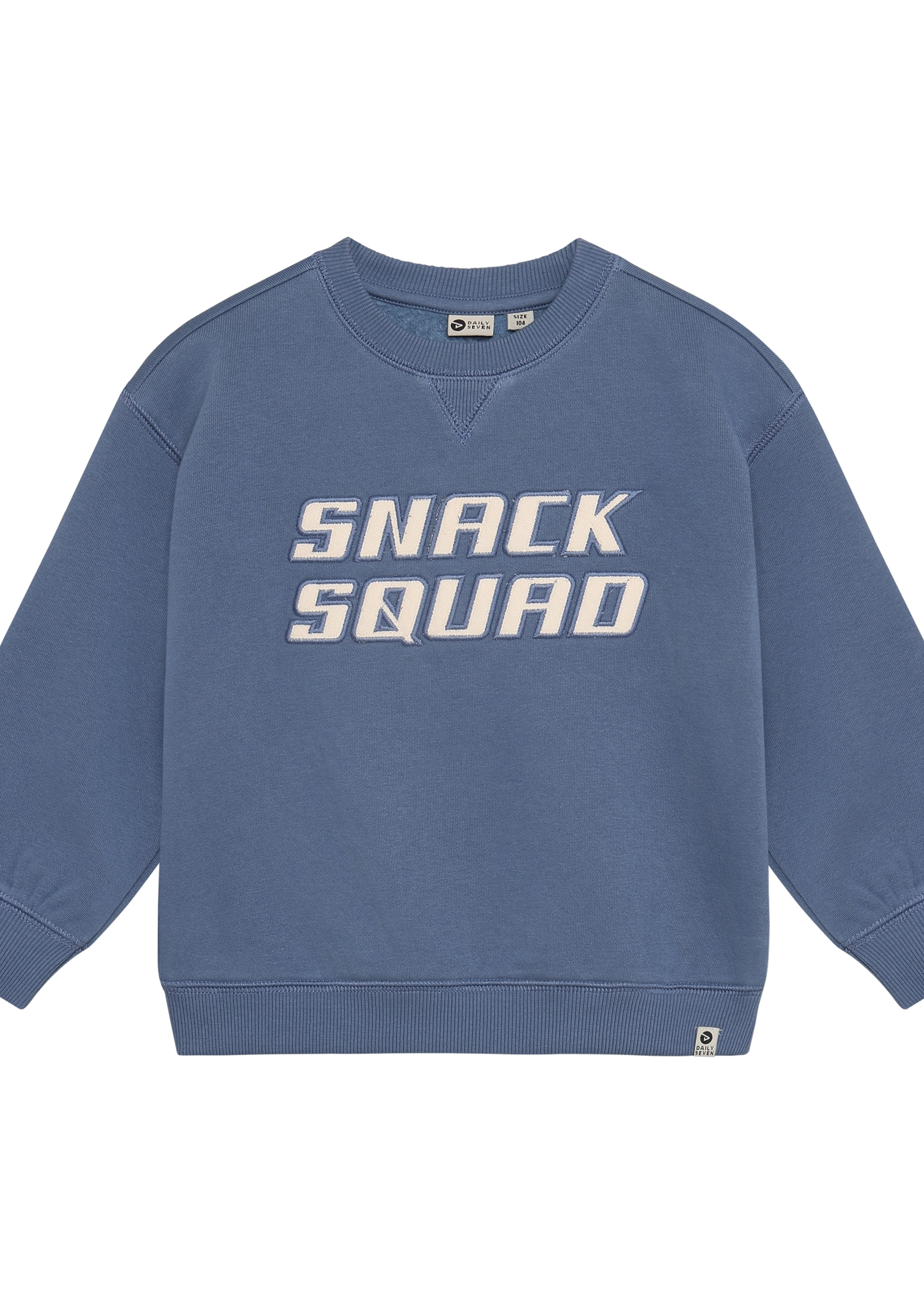 Daily 7 Oversized Sweater Artwork Ash Blue