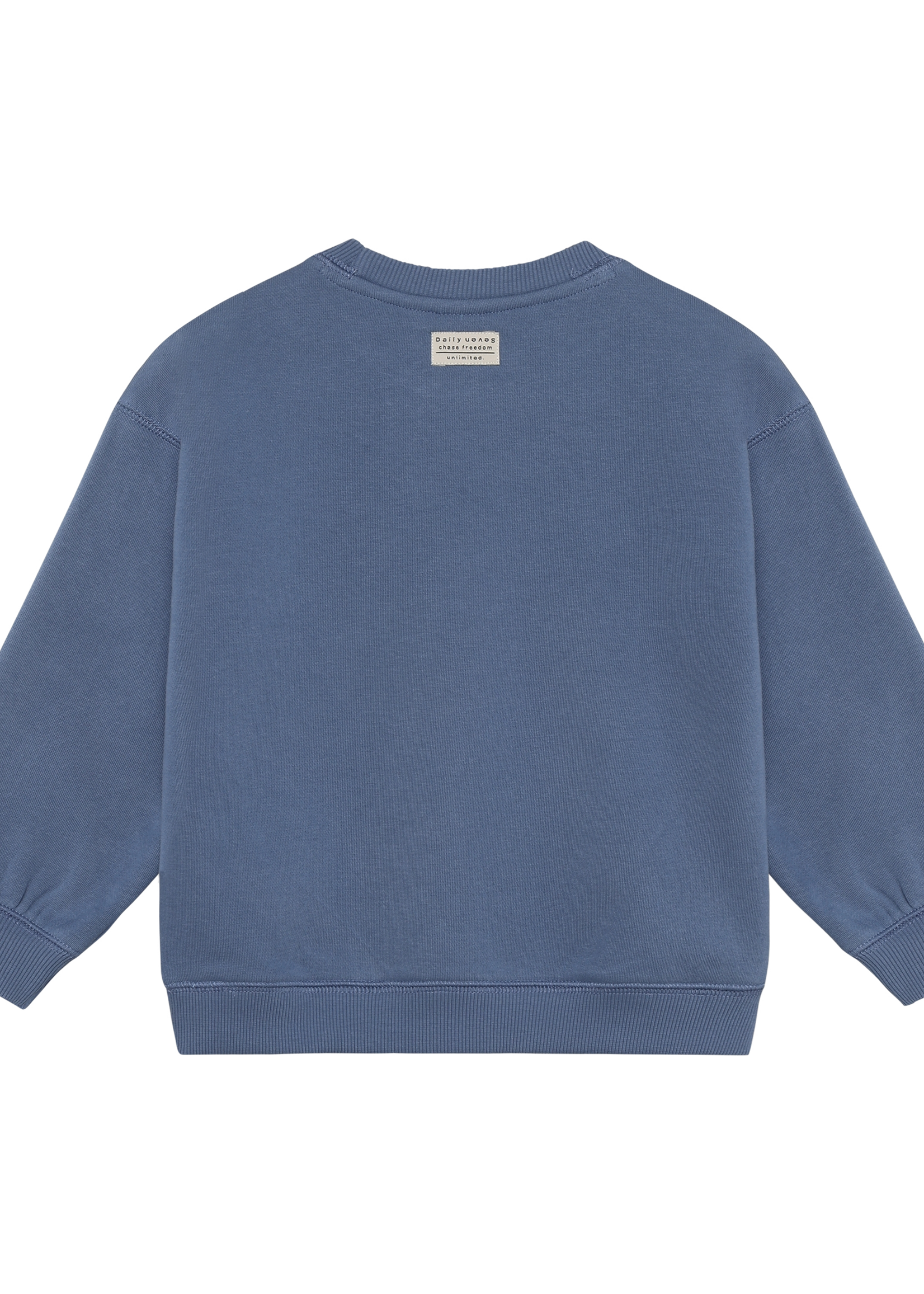 Daily 7 Oversized Sweater Artwork Ash Blue