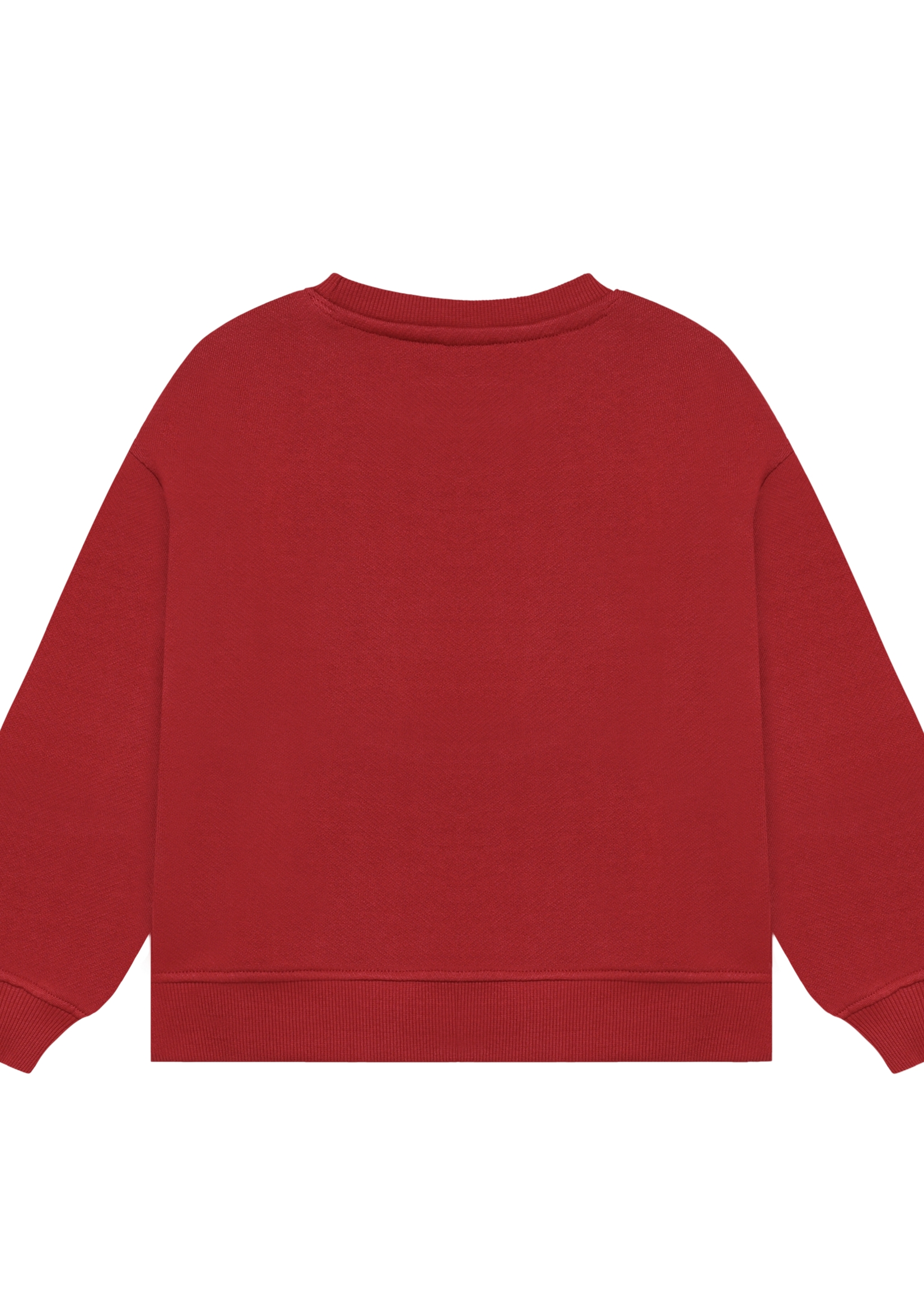 Daily 7 Oversized Sweater Artwork Rythmic Red