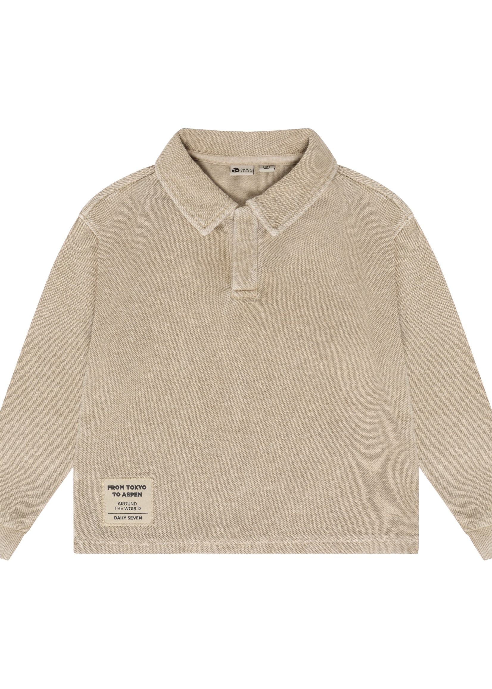 Daily 7 T-shirt Longsleeve Collar Ginger Root