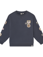 Daily 7 Oversized Sweater Badges Odyssey Gray
