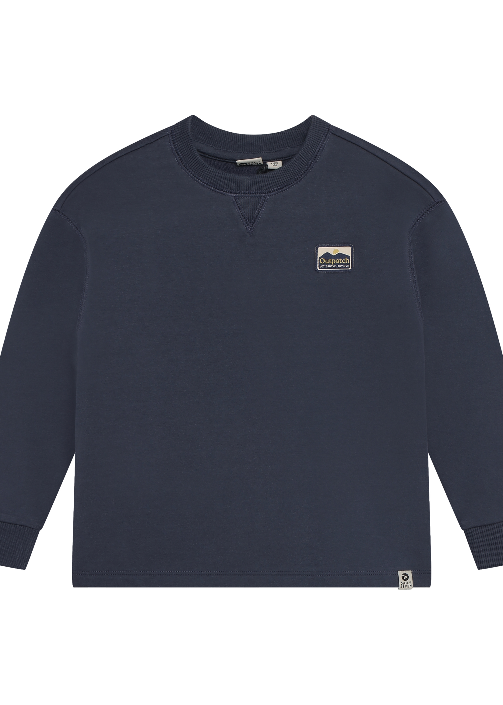 Daily 7 T-shirt Longsleeve Backprint Odyssey Gray