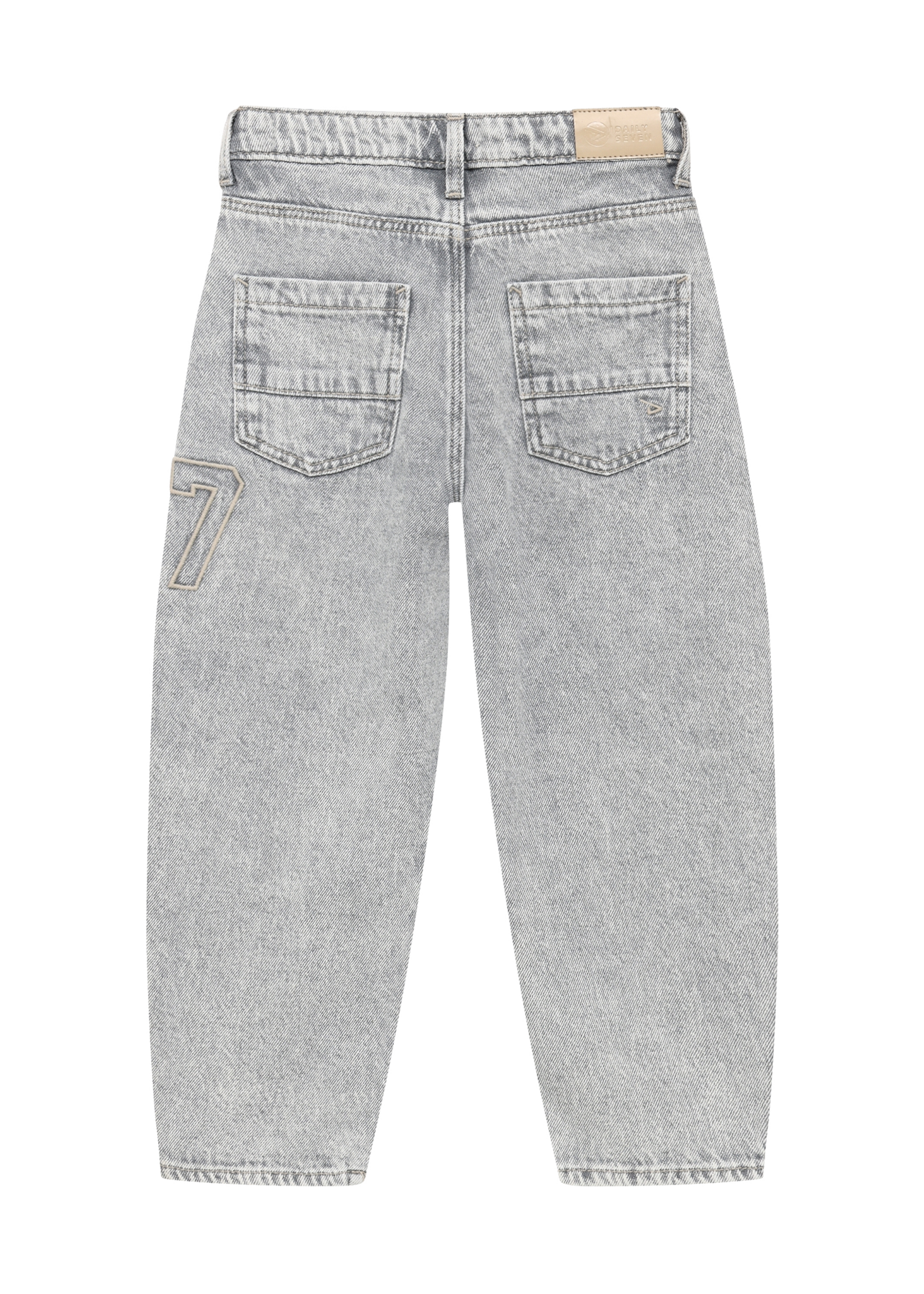Daily 7 Denim Barrel Fit Light Grey Denim