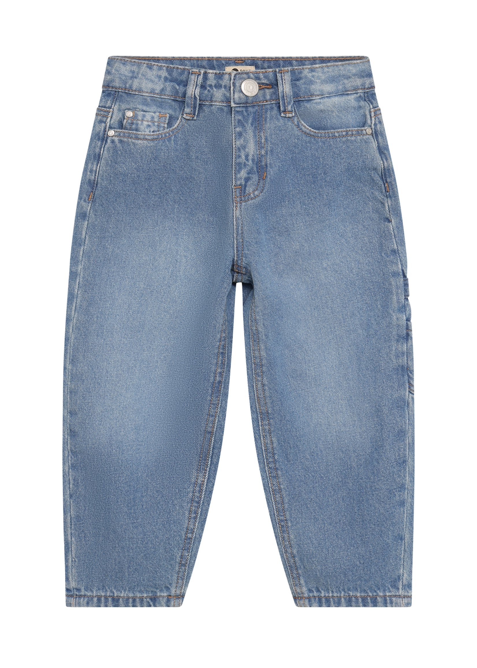 Daily 7 Denim Barrel Fit Pocket Blue Denim